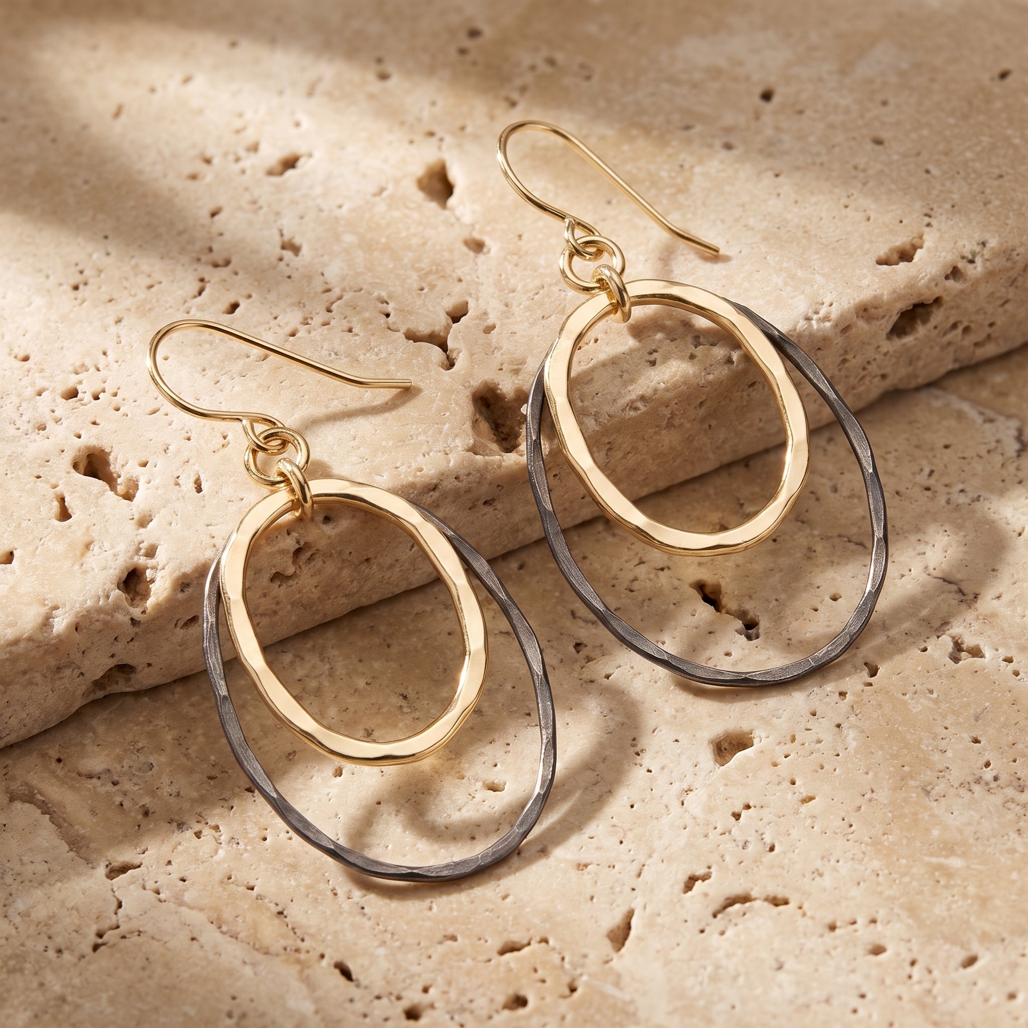 Golden Eclipse Earrings