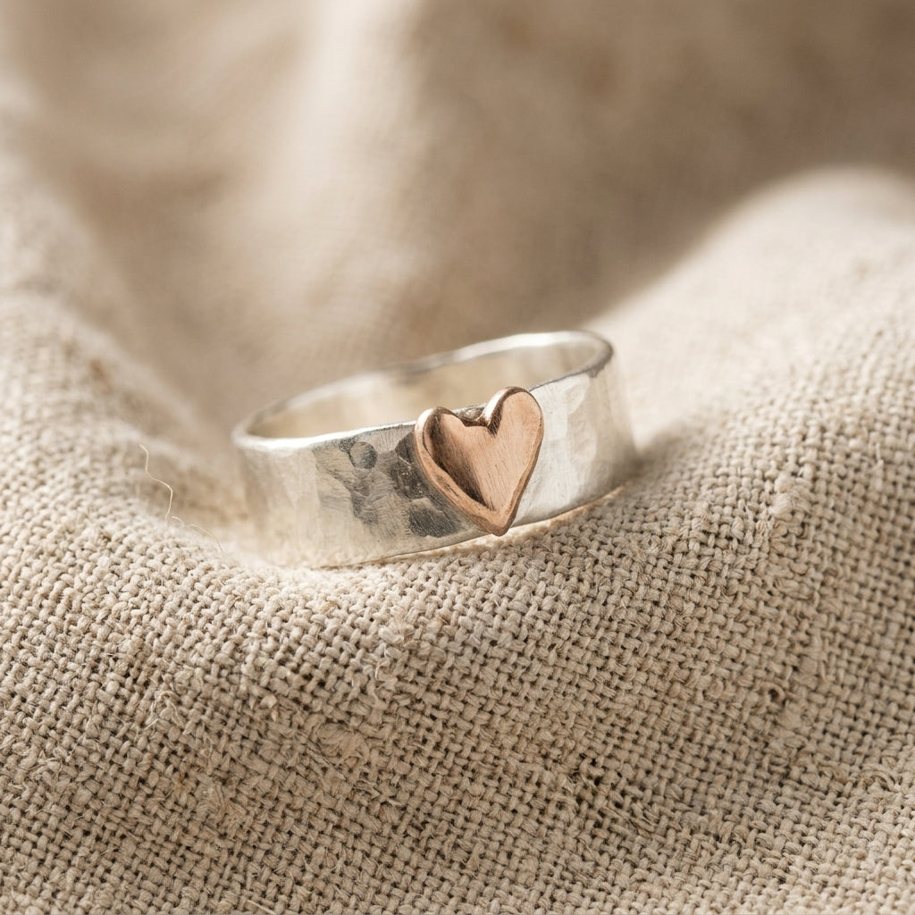 Heart Band Ring