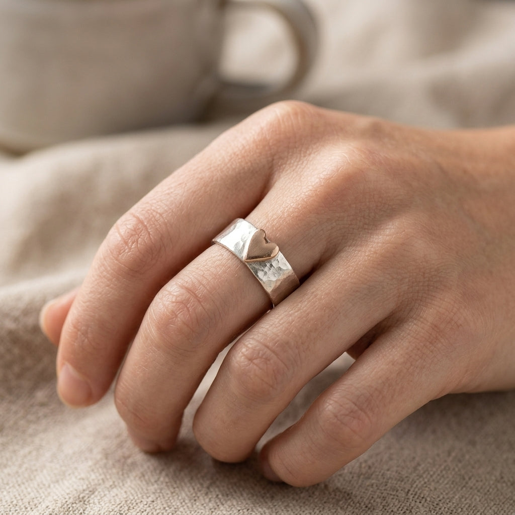 Heart Band Ring