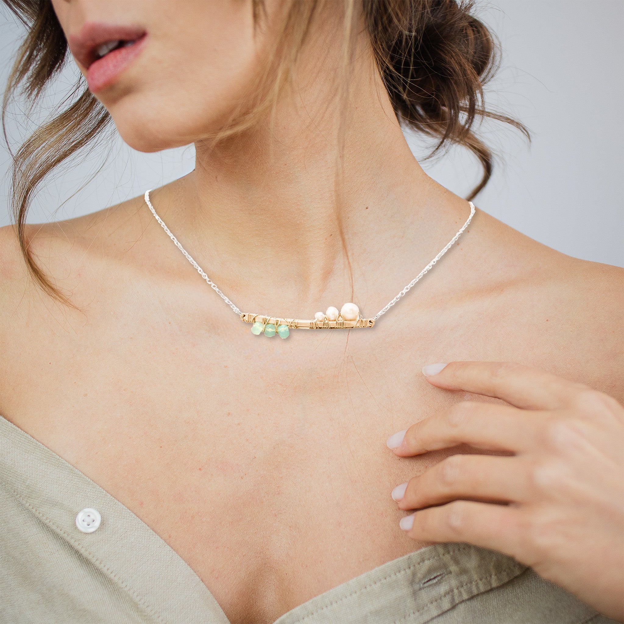 Aqua Breeze Necklace - Necklaces