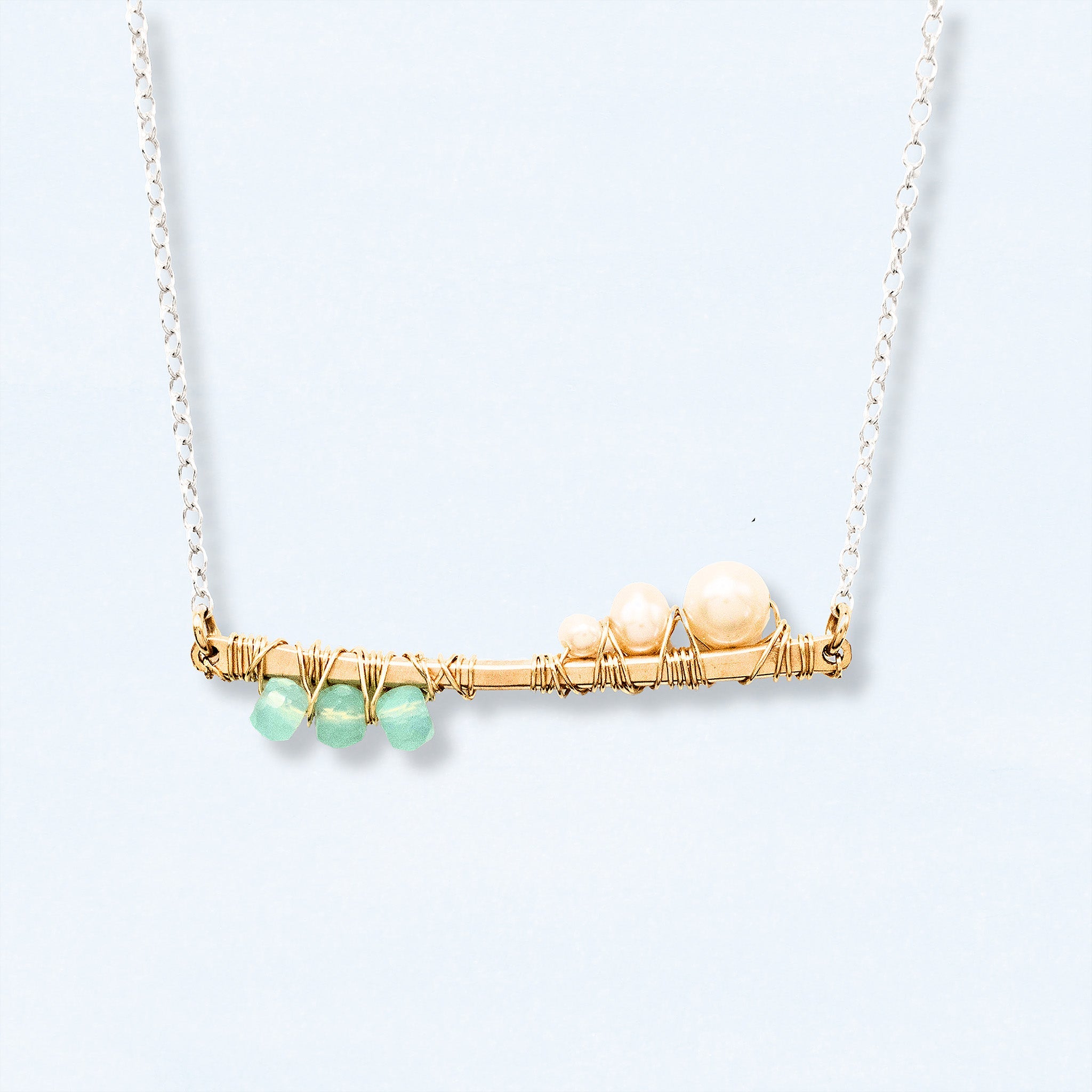 Aqua Breeze Necklace - Necklaces