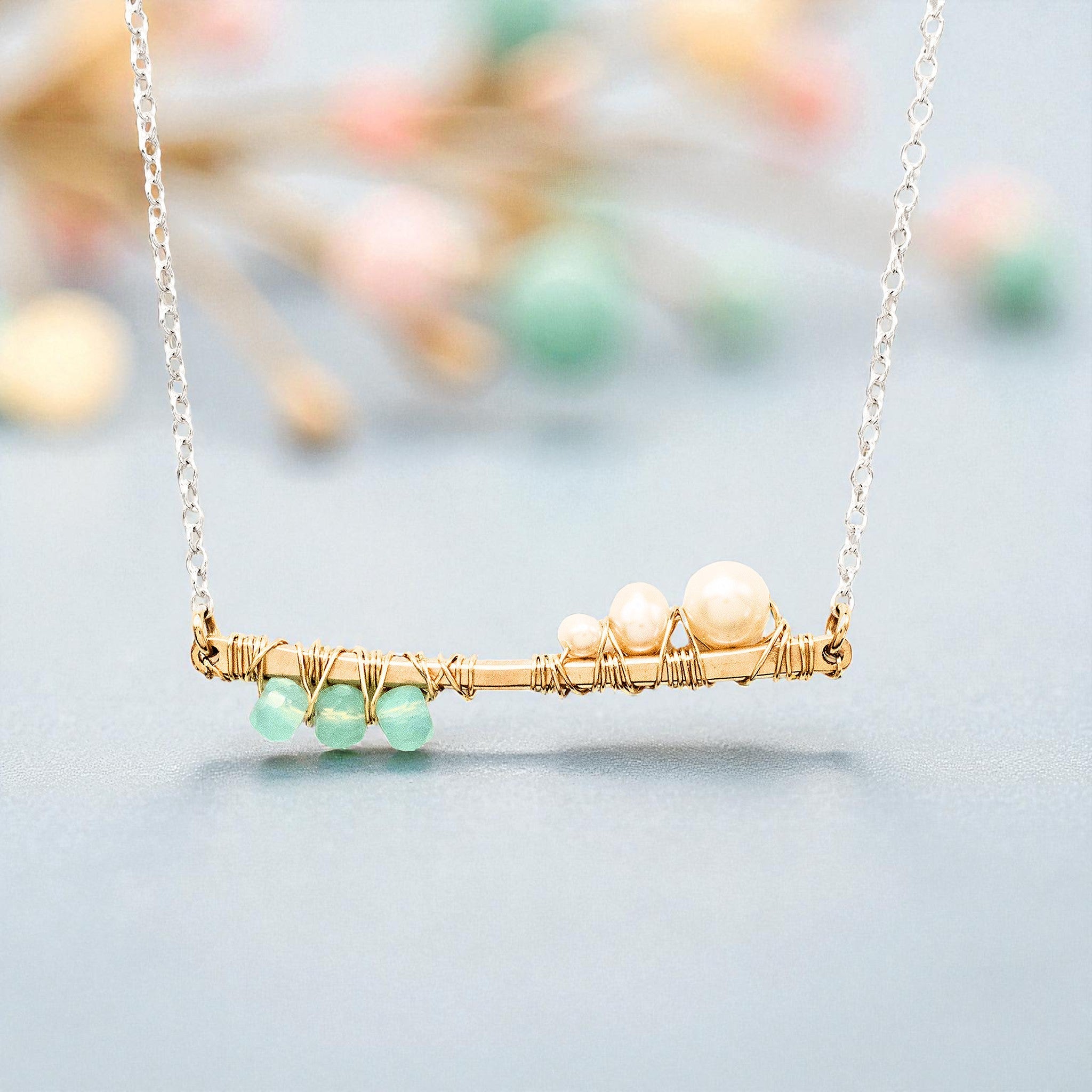 Aqua Breeze Necklace - Necklaces