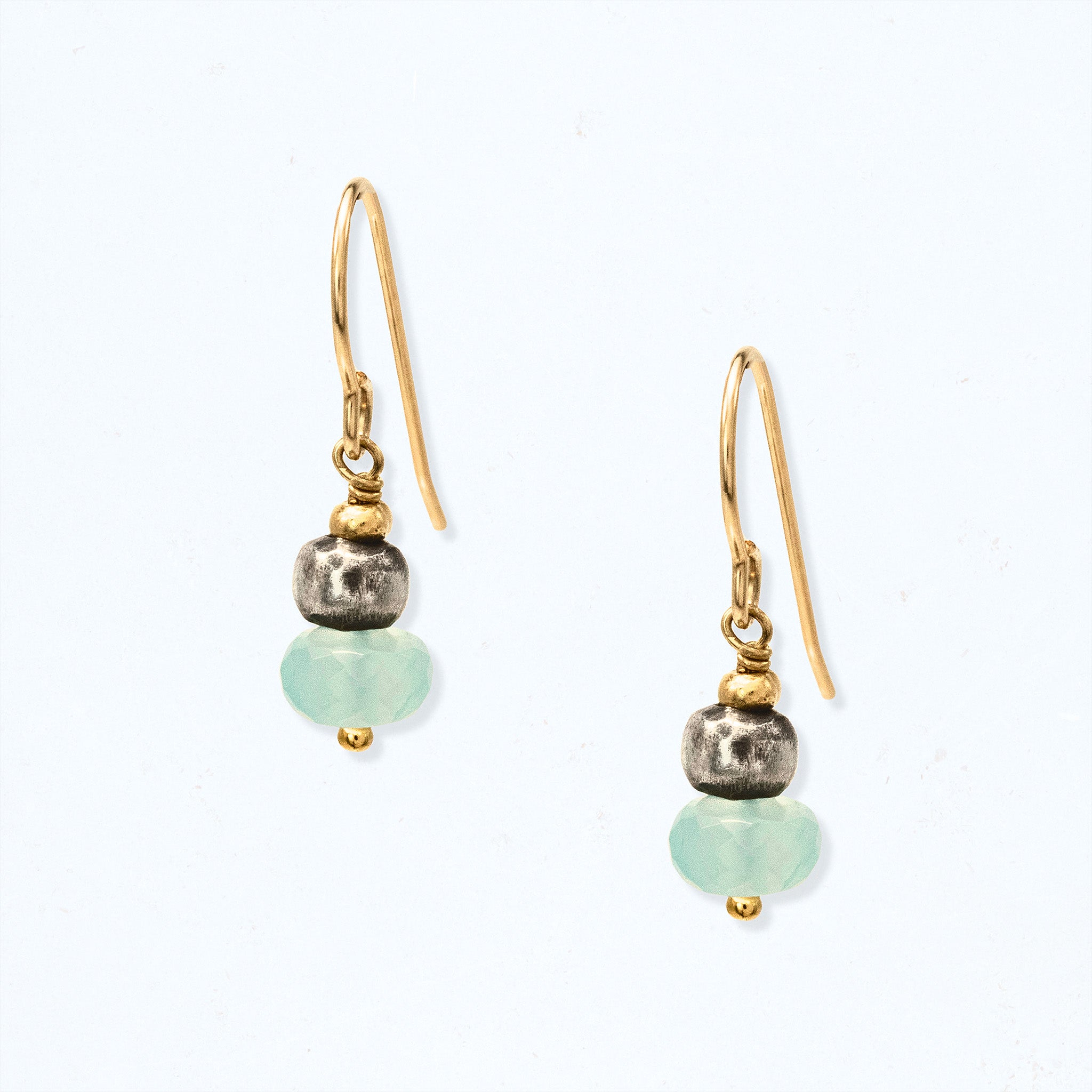 Aqua Drop Earring - Earrings