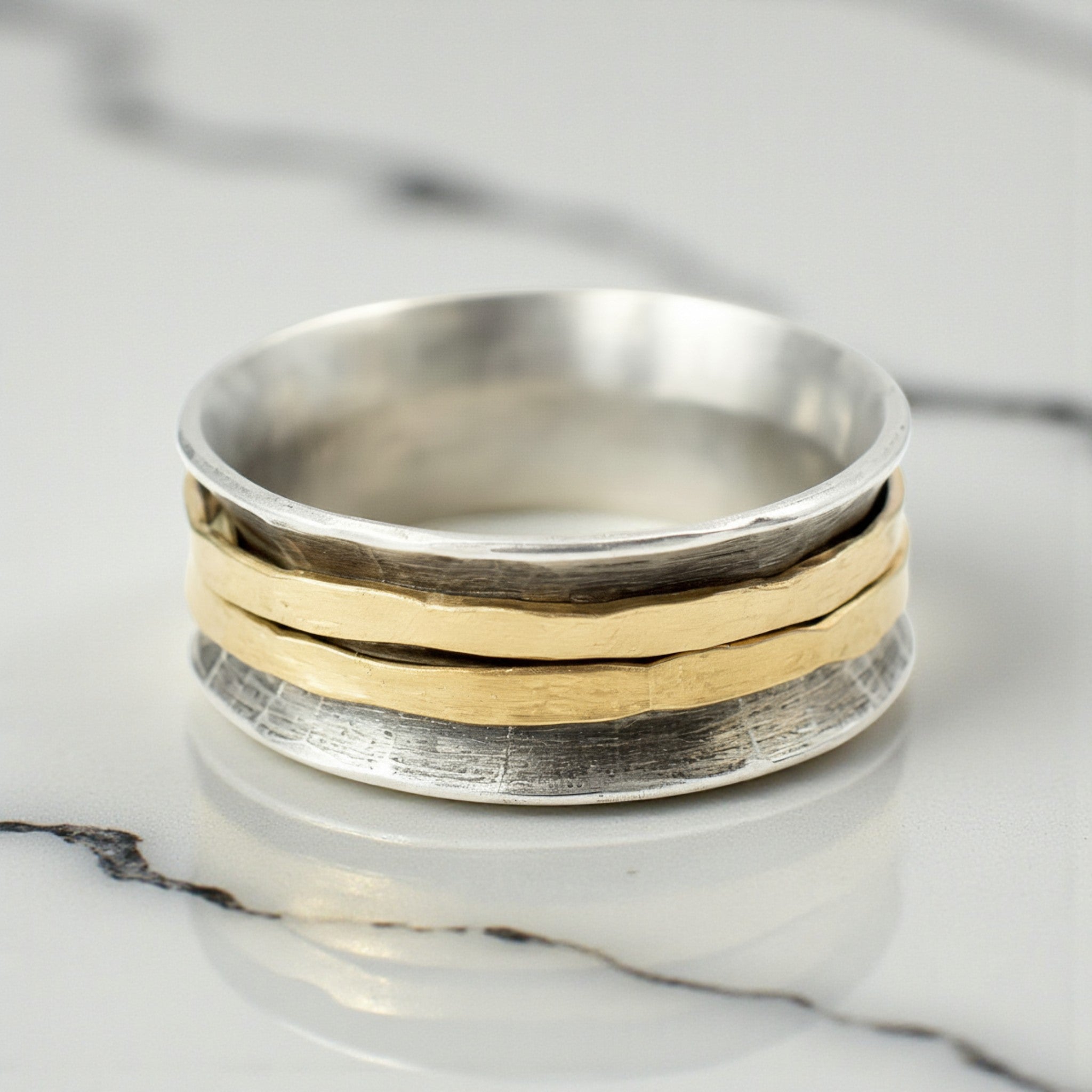 Aurum Tempest Spinner Ring - Rings