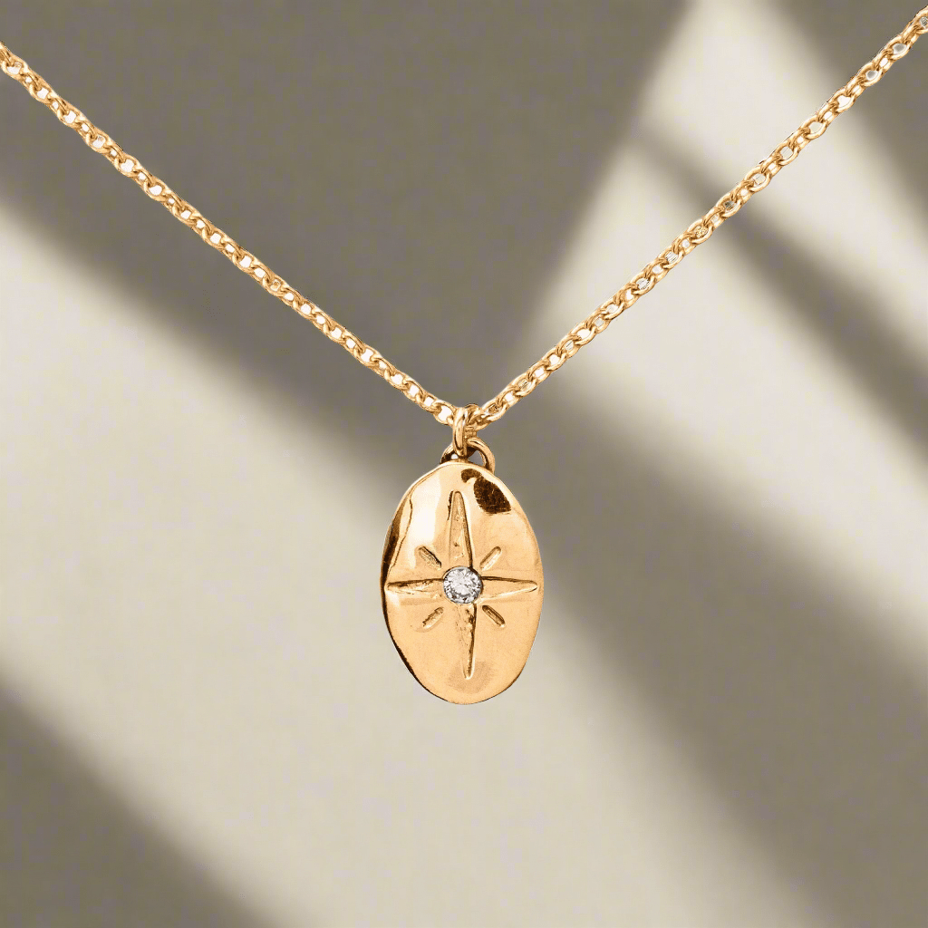 Diamond North Star Necklace -