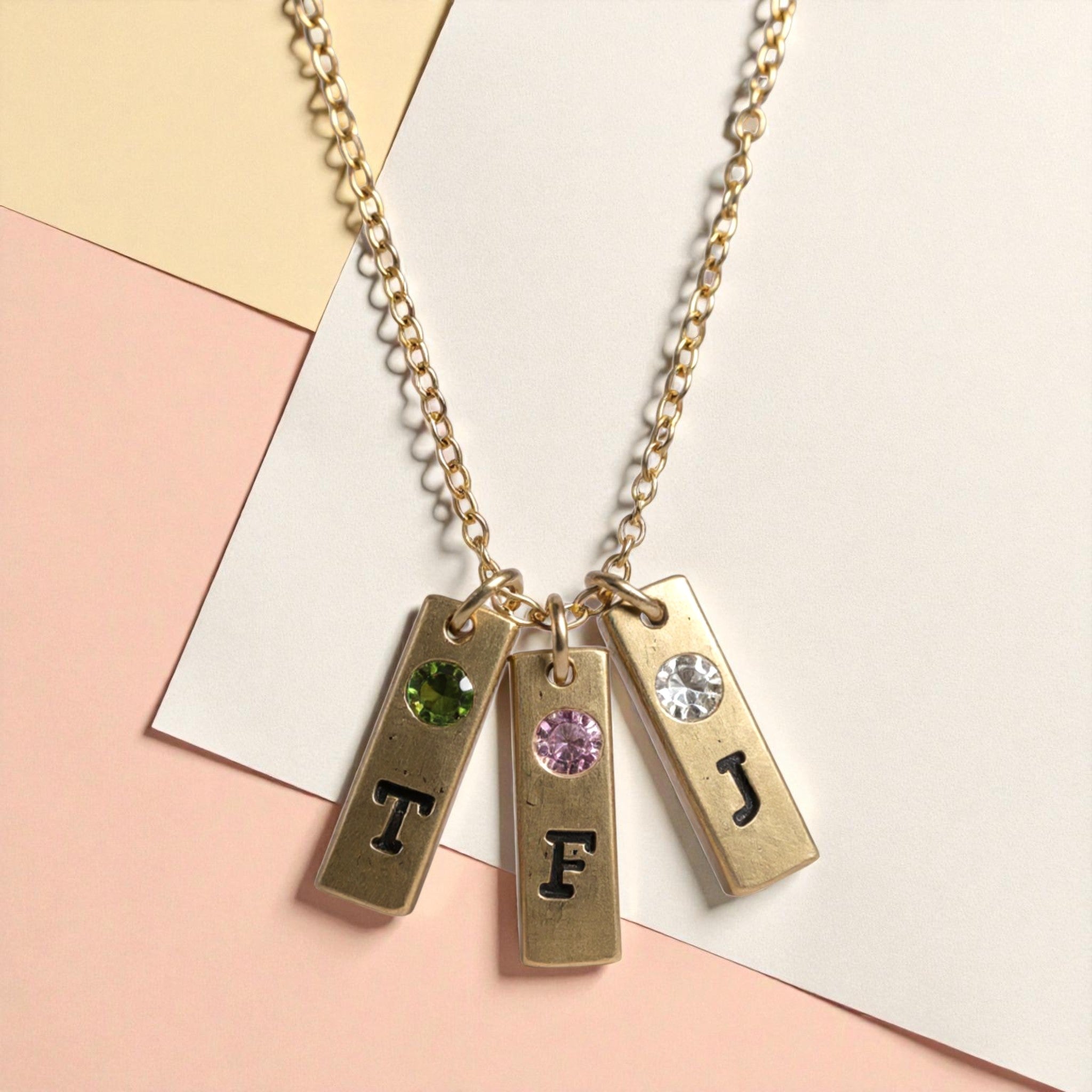 Family Birthstone Necklace - Necklaces