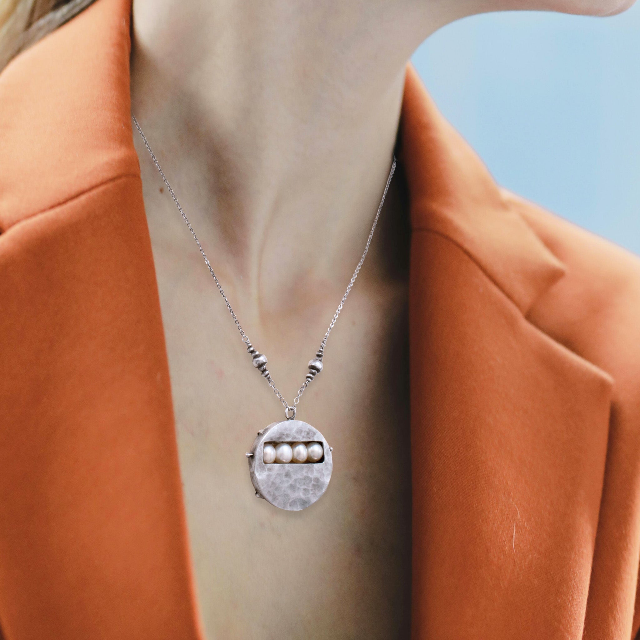 Four Winds Pearl Pendant - Necklaces