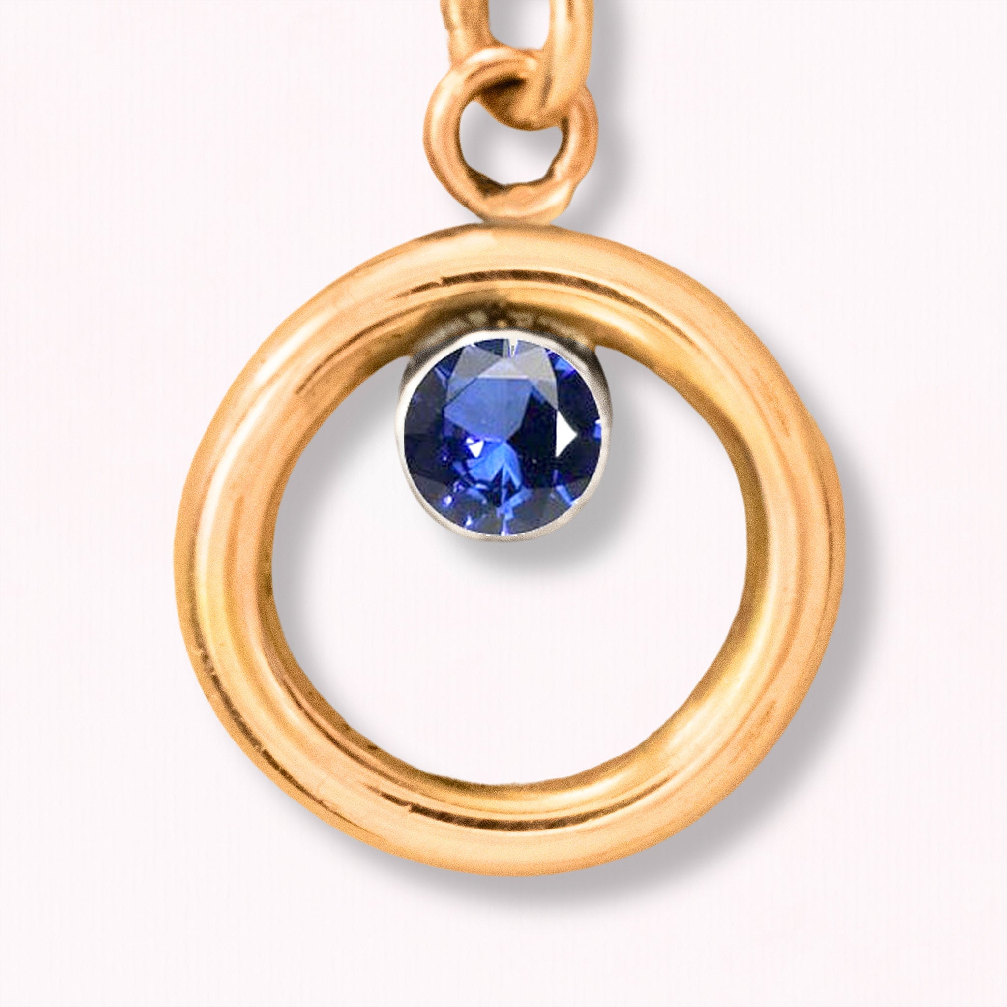 Golden Birthstone Charm Necklace - Necklaces