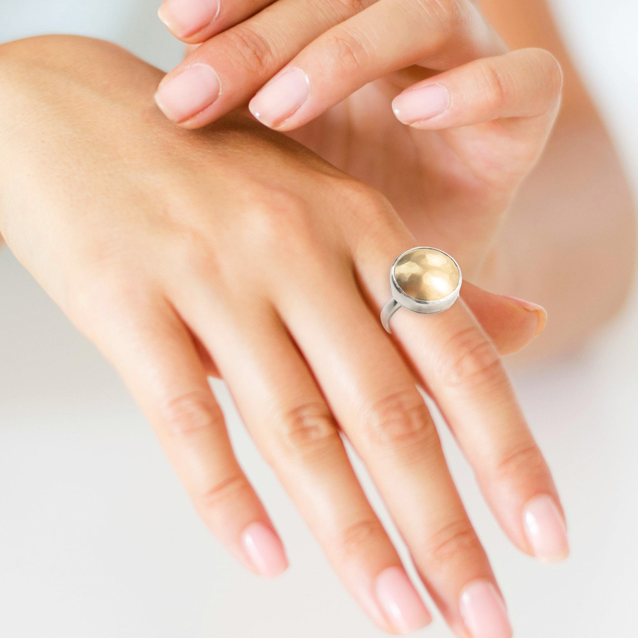 Golden Halo Ring - Rings