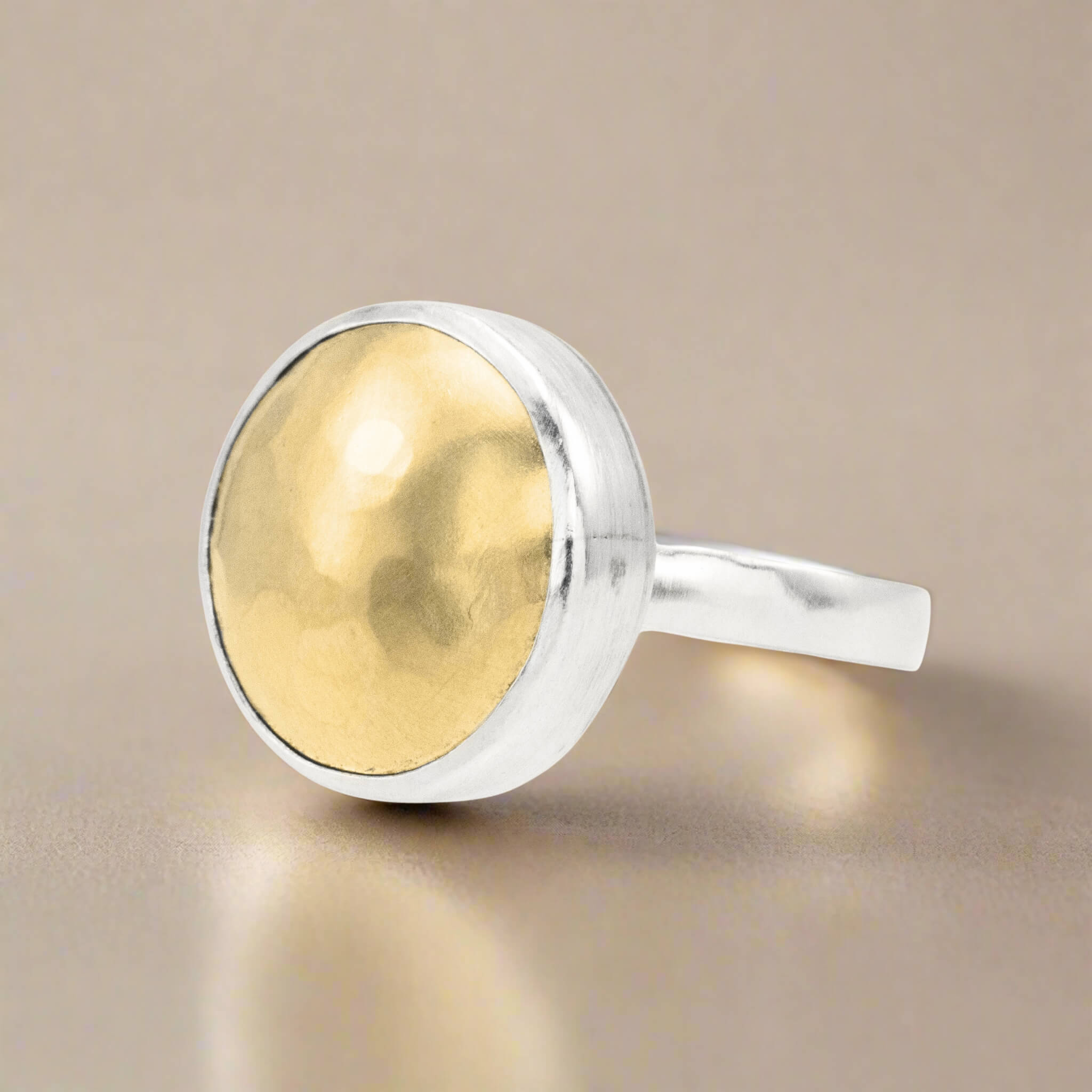 Golden Halo Ring - Rings