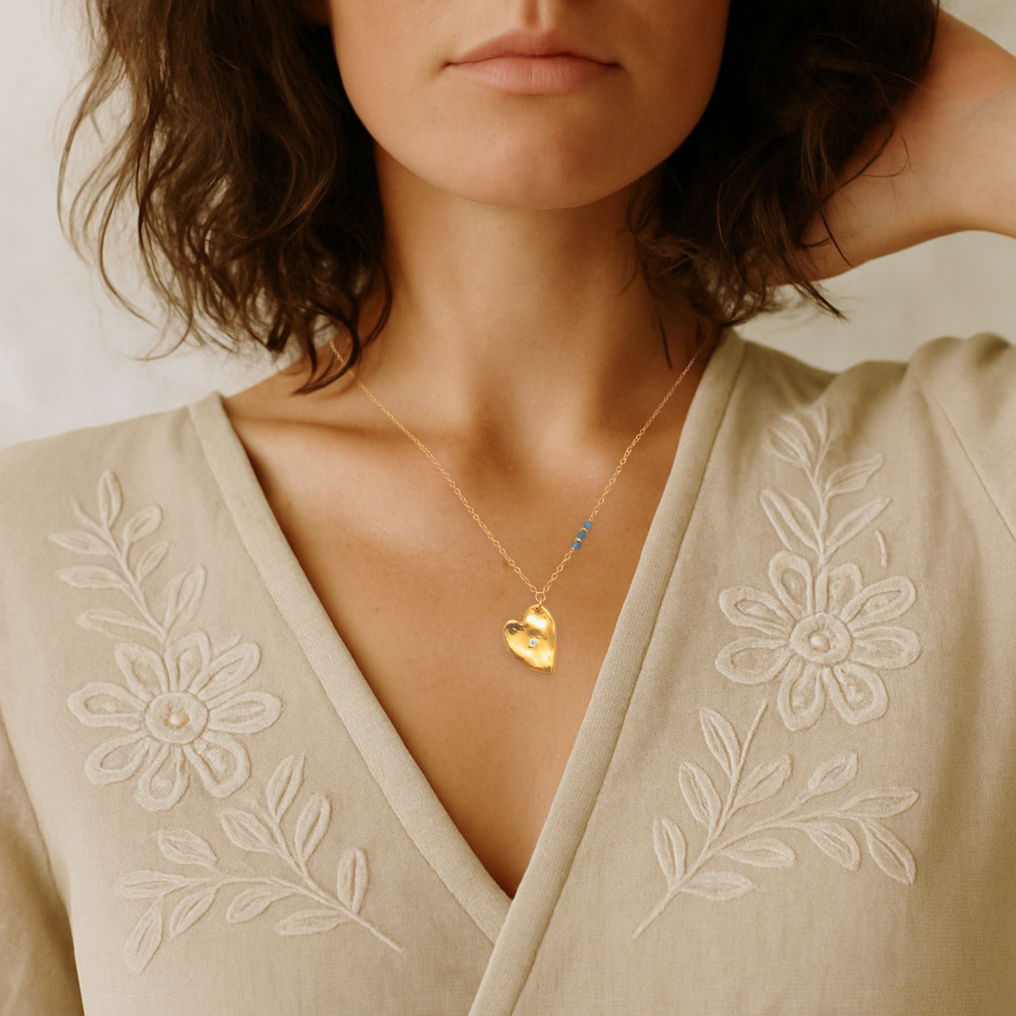 Heart of Gold Necklace - Necklaces