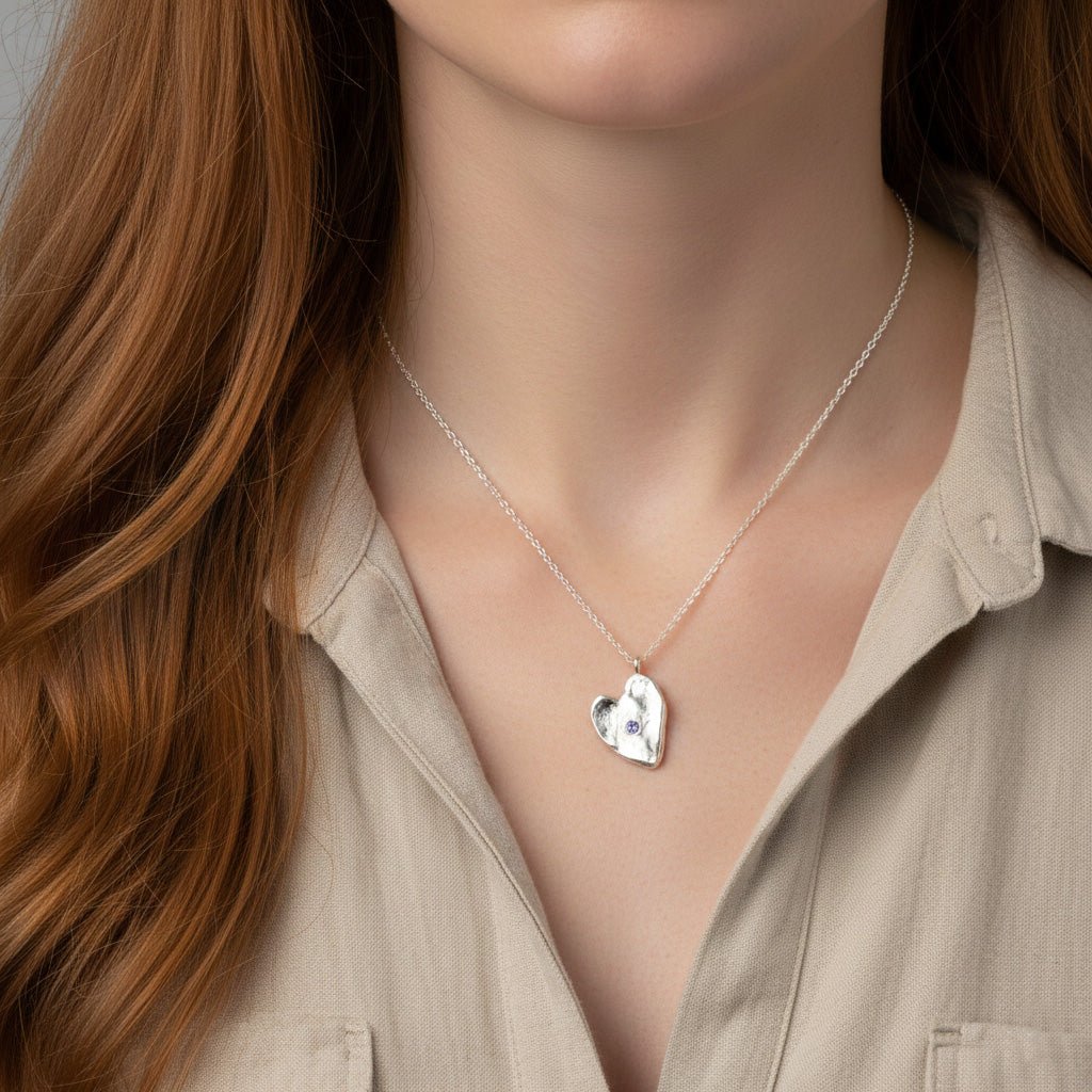 Indigo Dream Heart Necklace - Necklaces