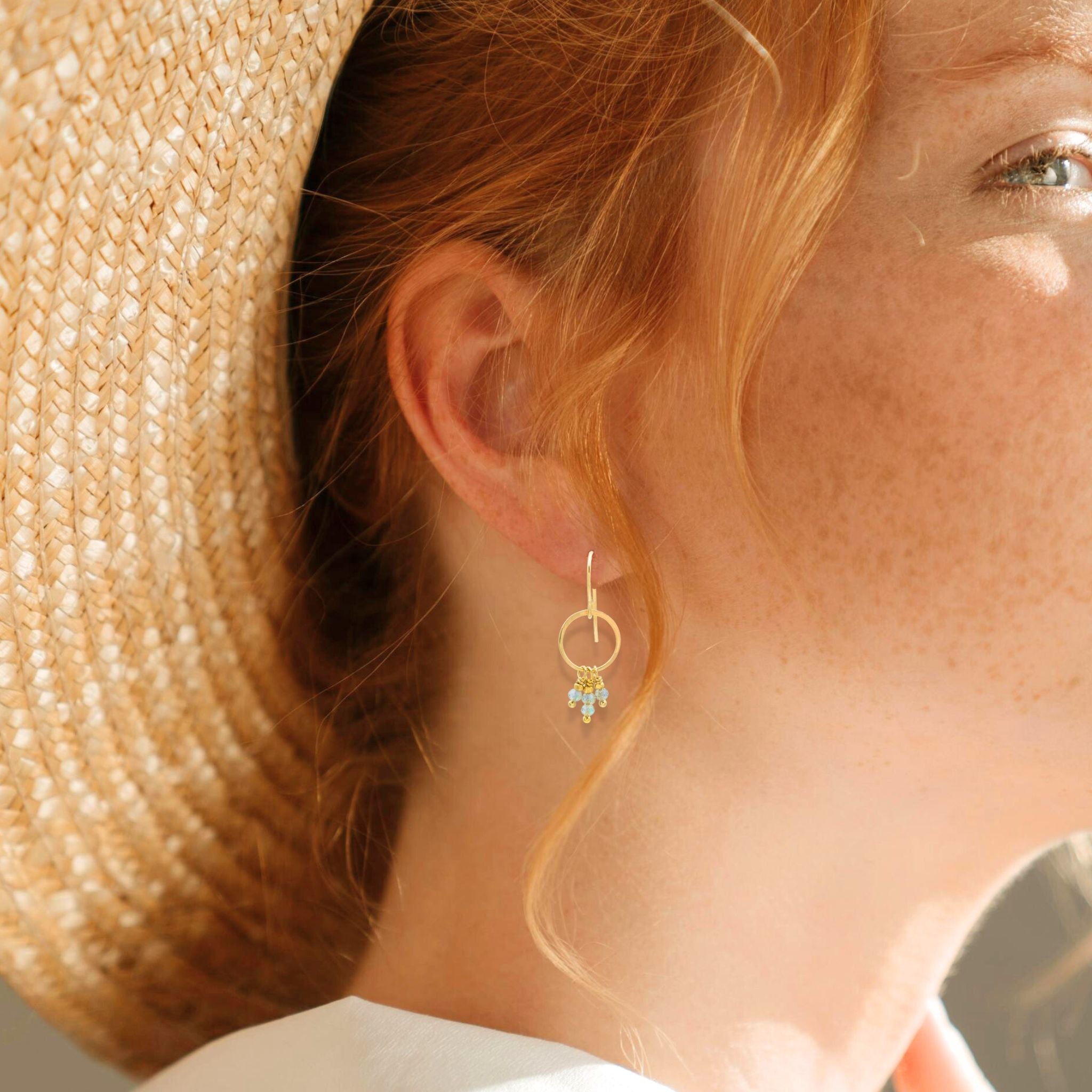 Labradorite Trio Earring - Earrings