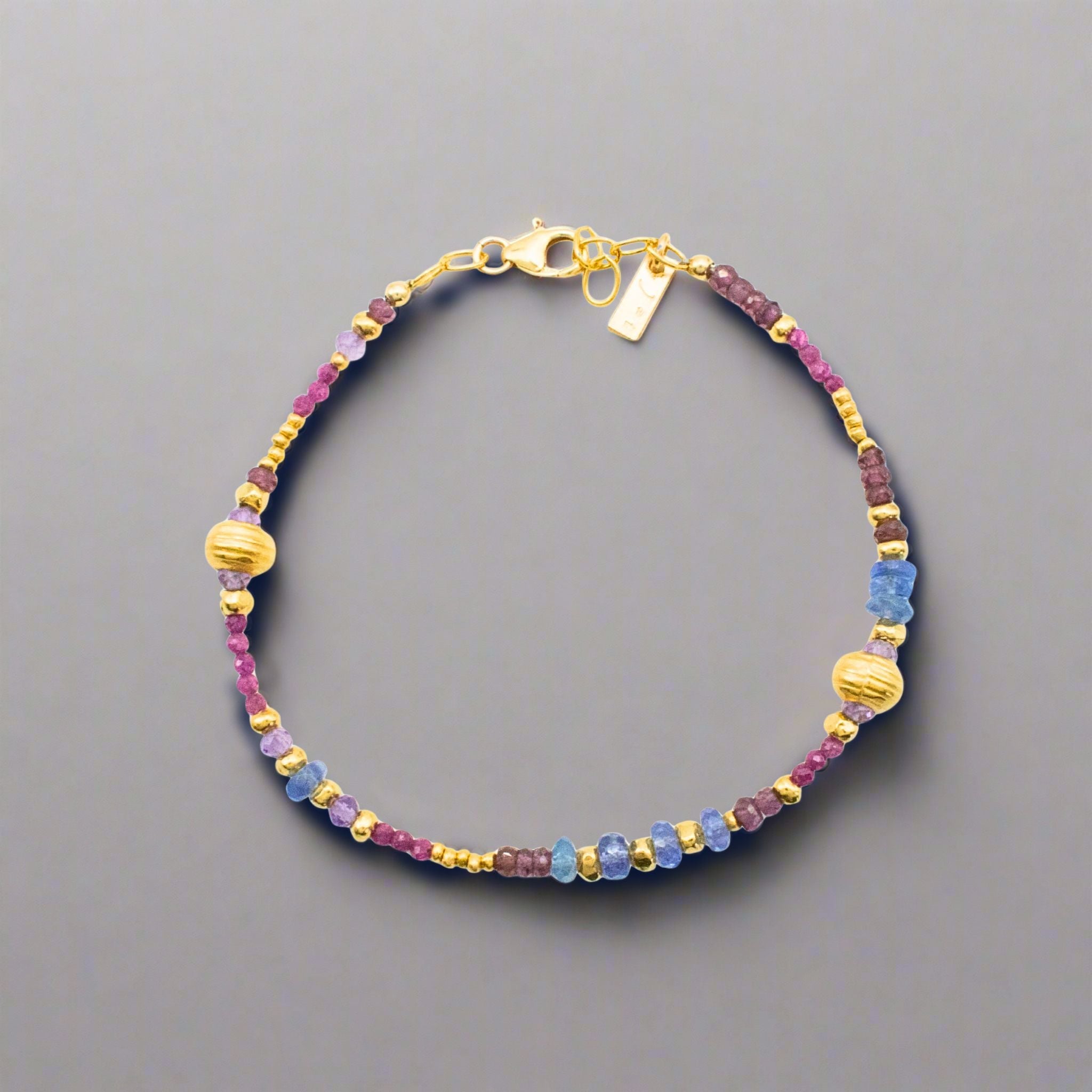 Multi Gemstone Vermeil Bracelet - Bracelets