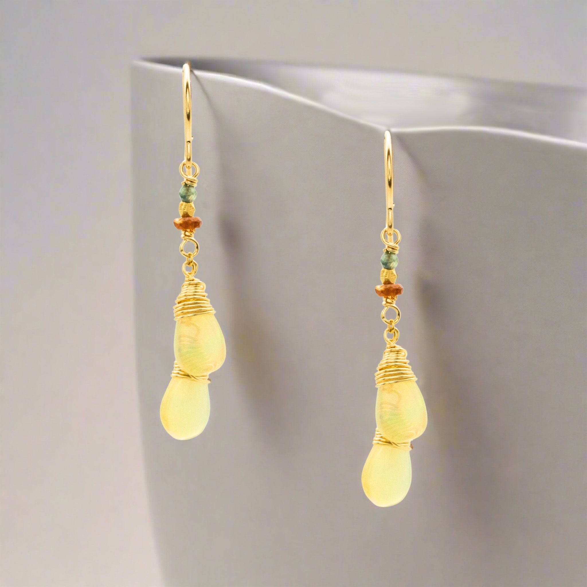 Opal Cascade Earrings - Earrings