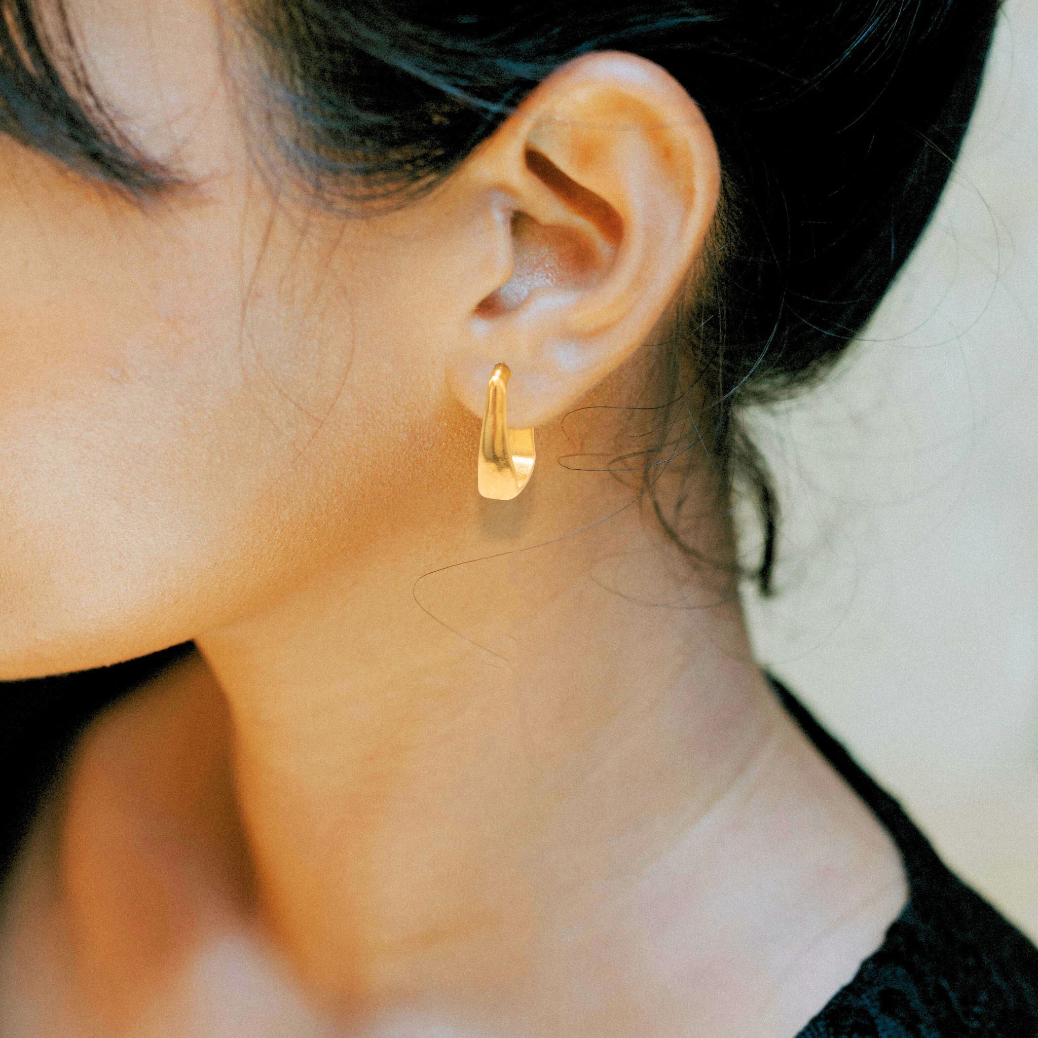 Open Square Earrings - Earrings