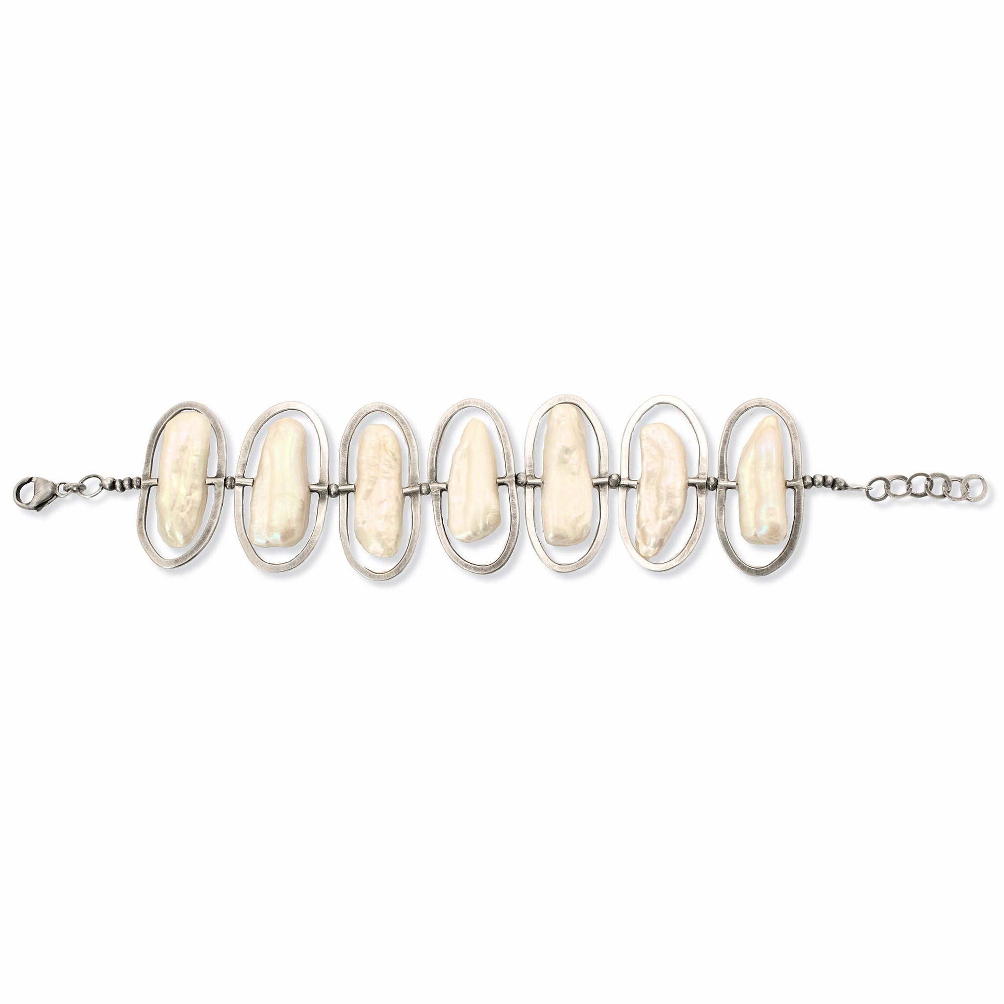 Oval Pearl Bracelet - Bracelets