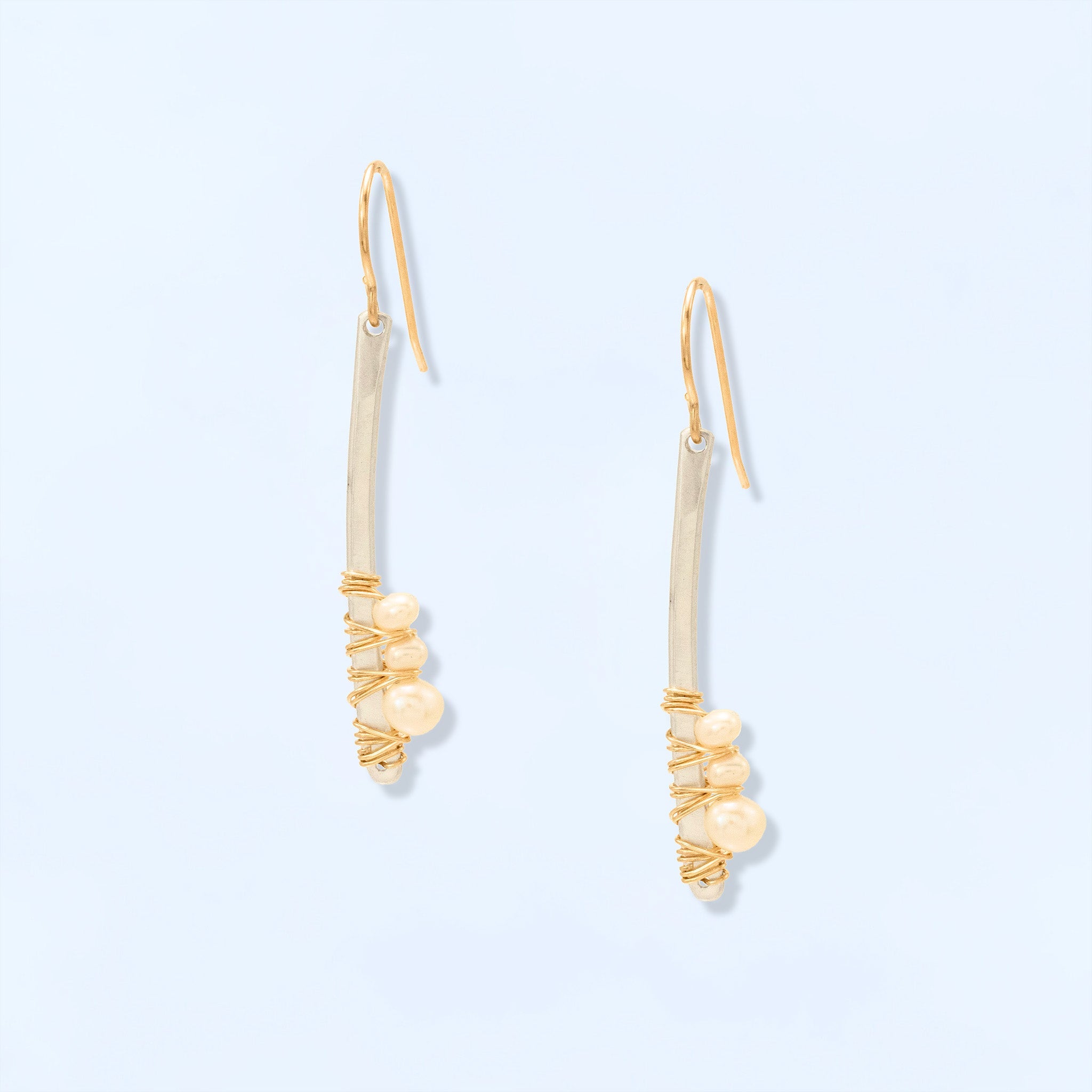 Pearl Cascade Earring - Necklaces