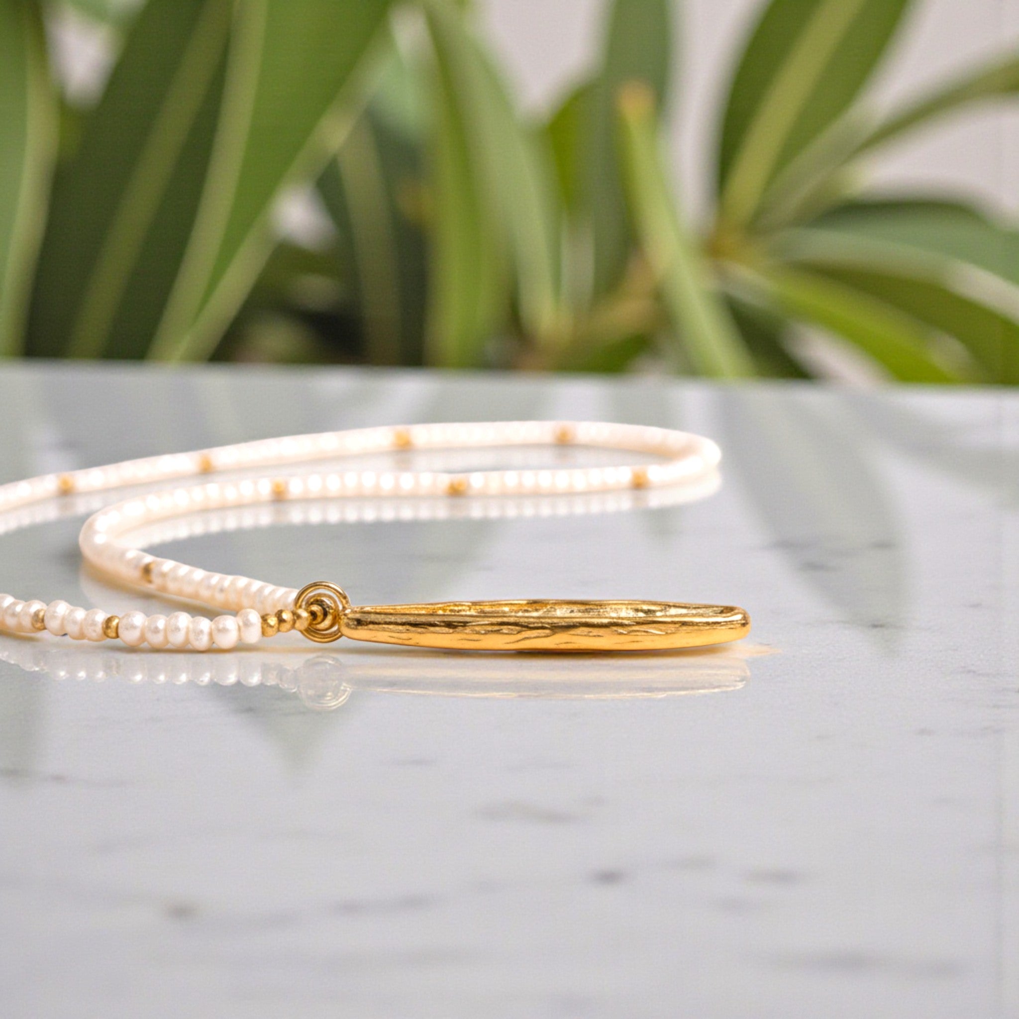 Pearl Dewfall Necklace - Necklaces