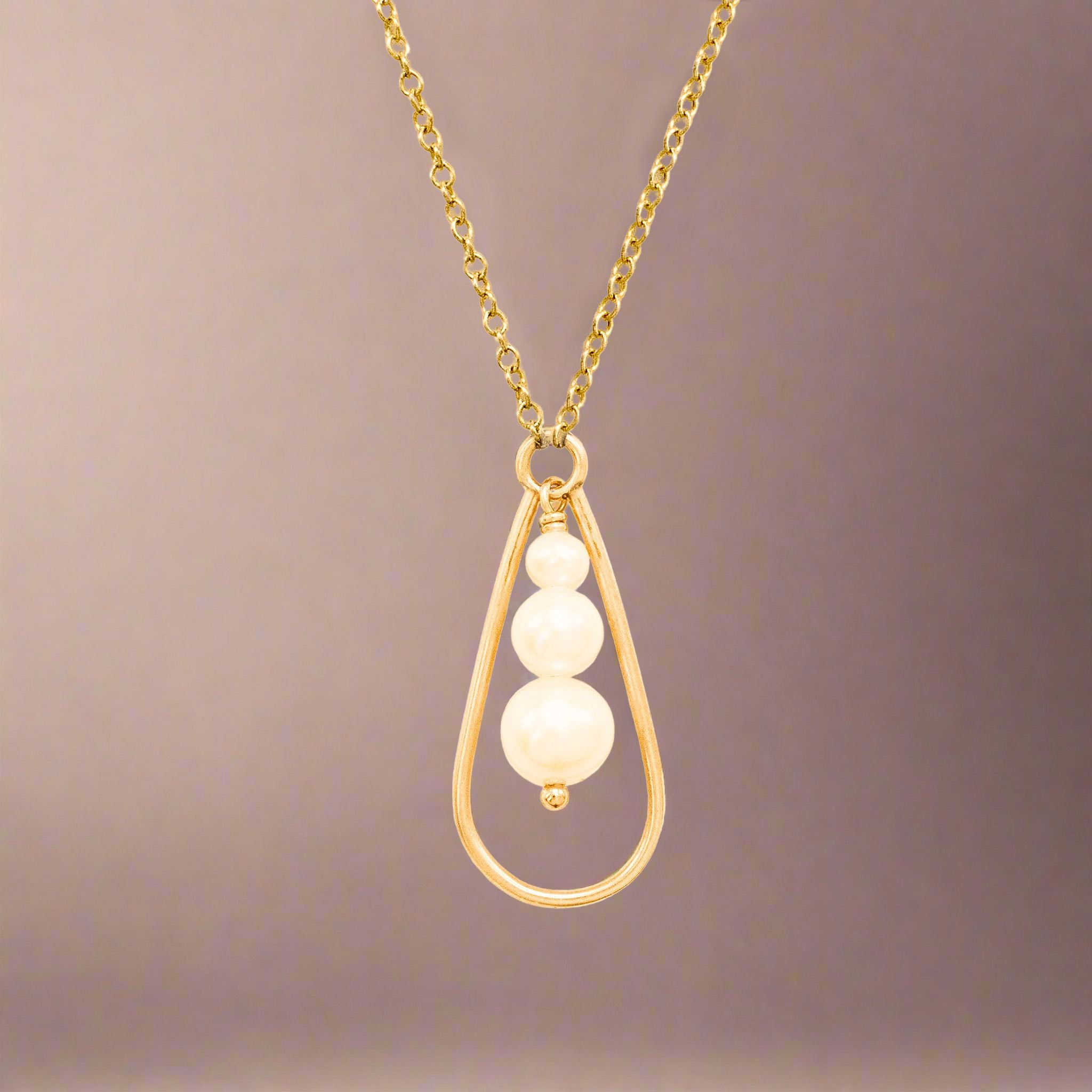 Pearl Trifecta Necklace - Necklaces