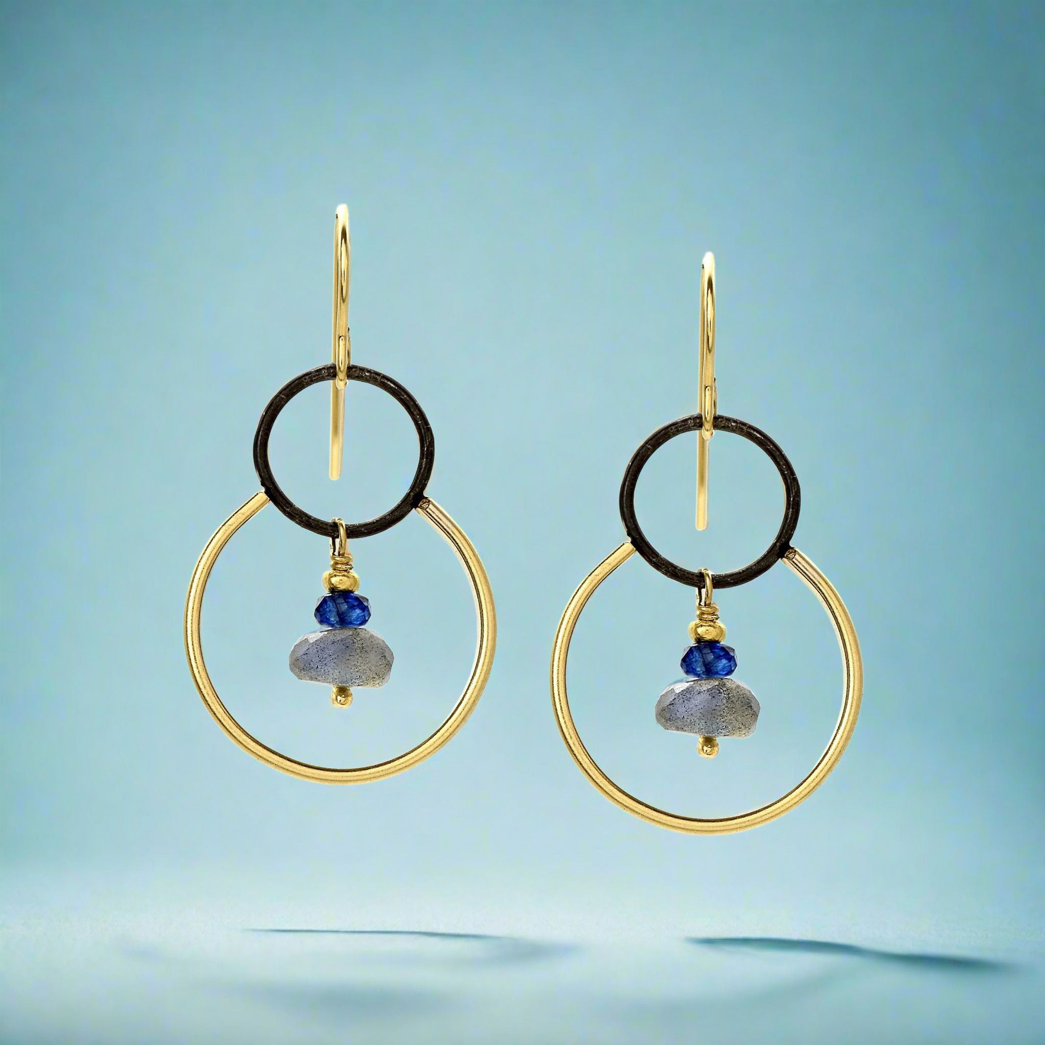 Sapphire Nights Earring - Earrings