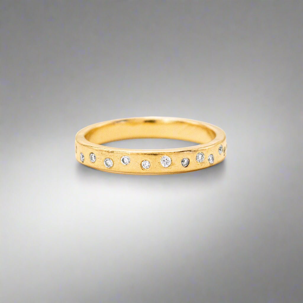 Scattered Diamond Ring - Rings