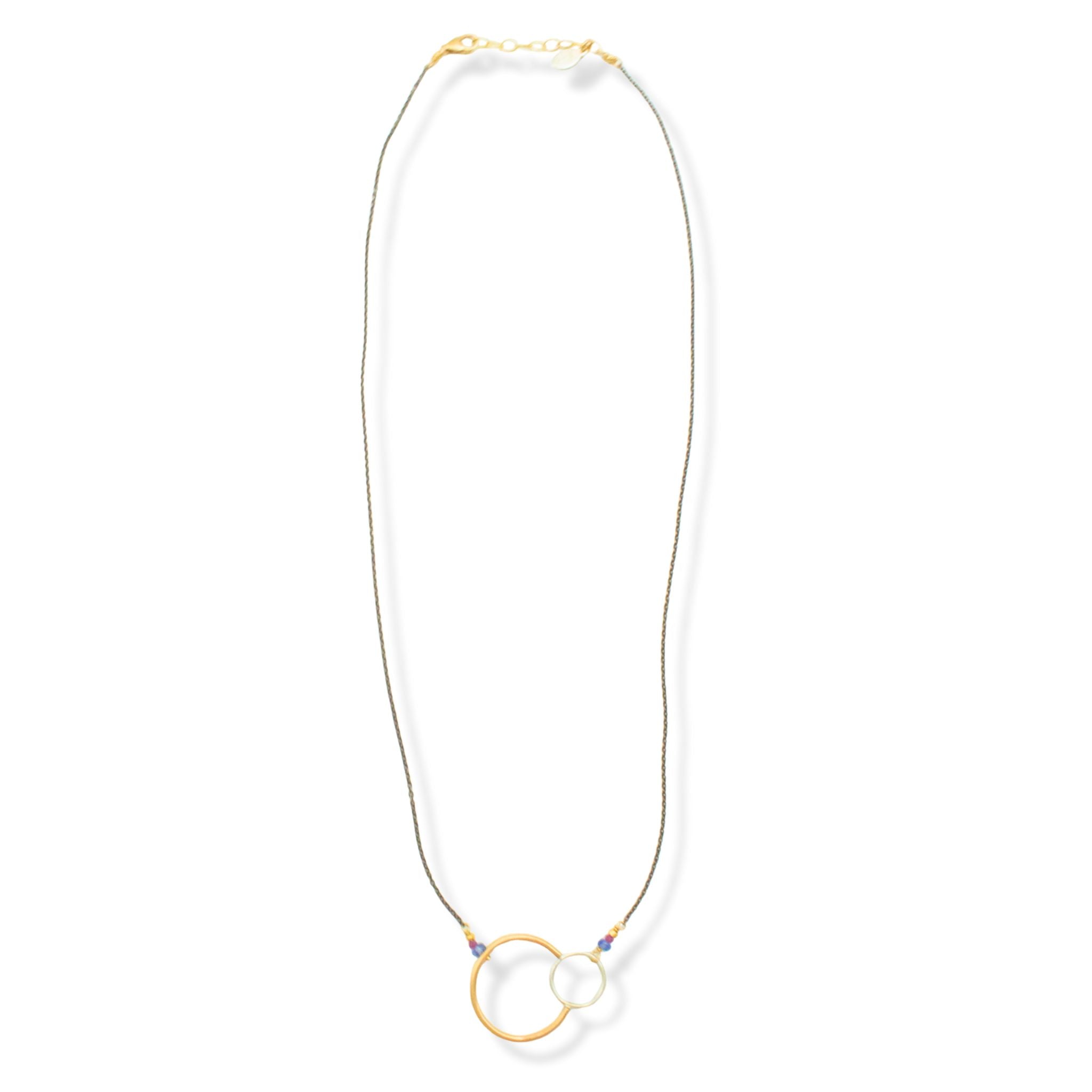 Solar Eclipse Gemstone Necklace - Necklaces