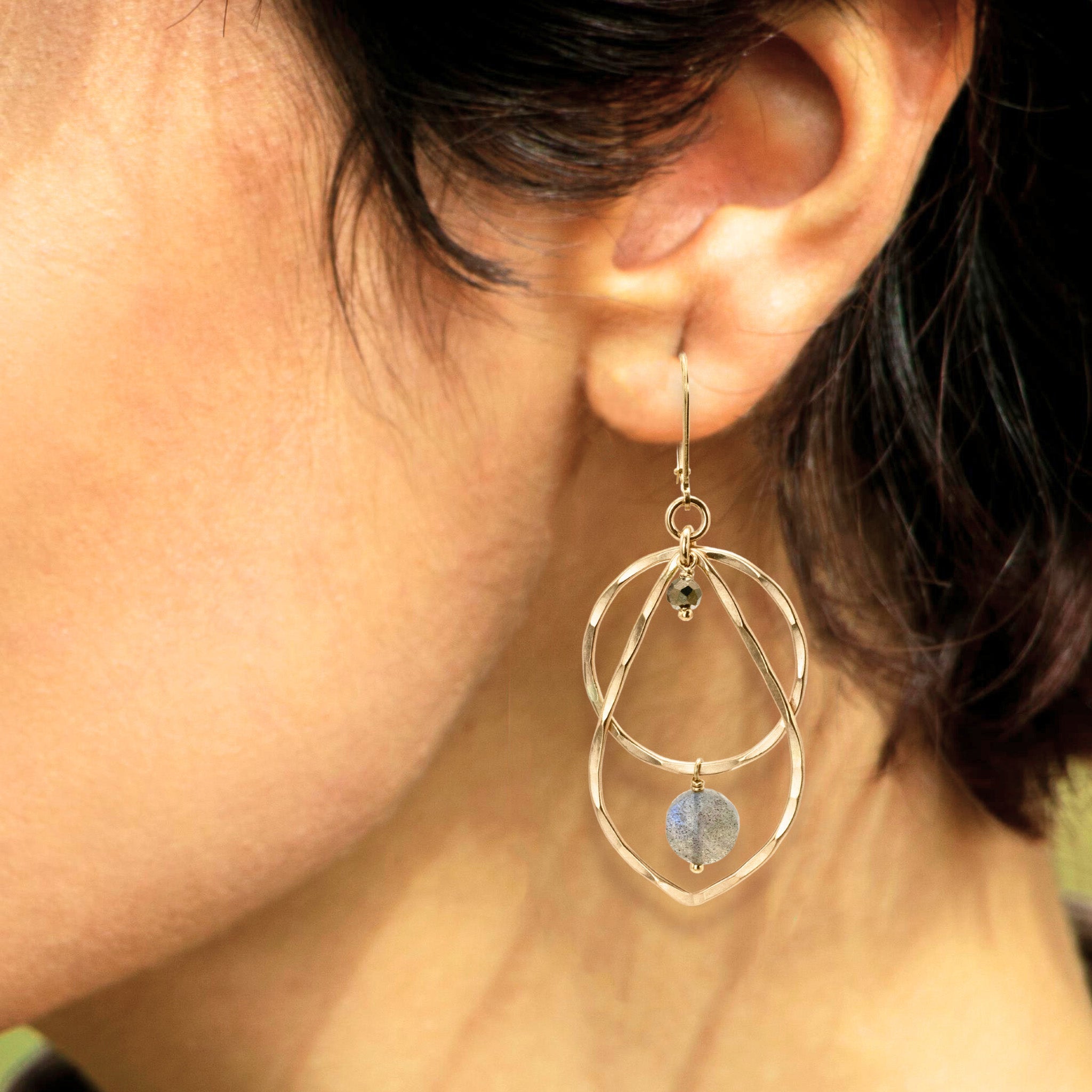 Stratum Leaf Earrings - Earrings