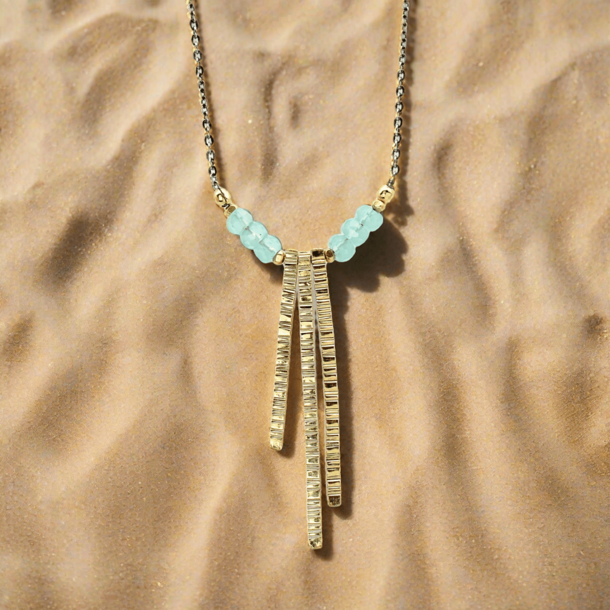 Triple Drop Necklace - Necklaces