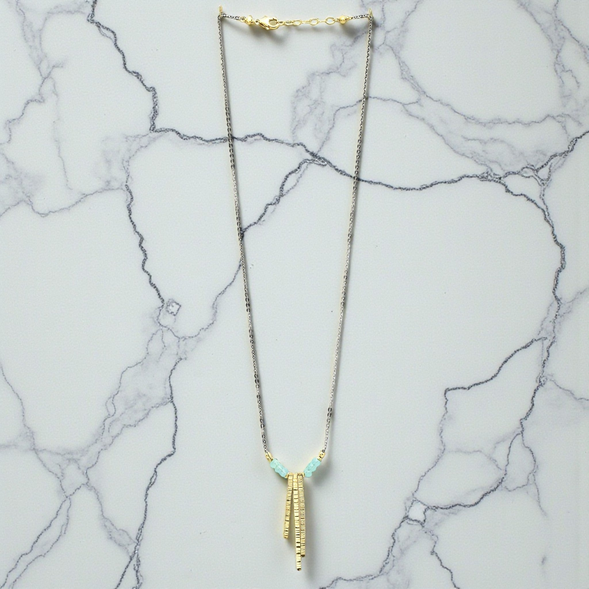 Triple Drop Necklace - Necklaces