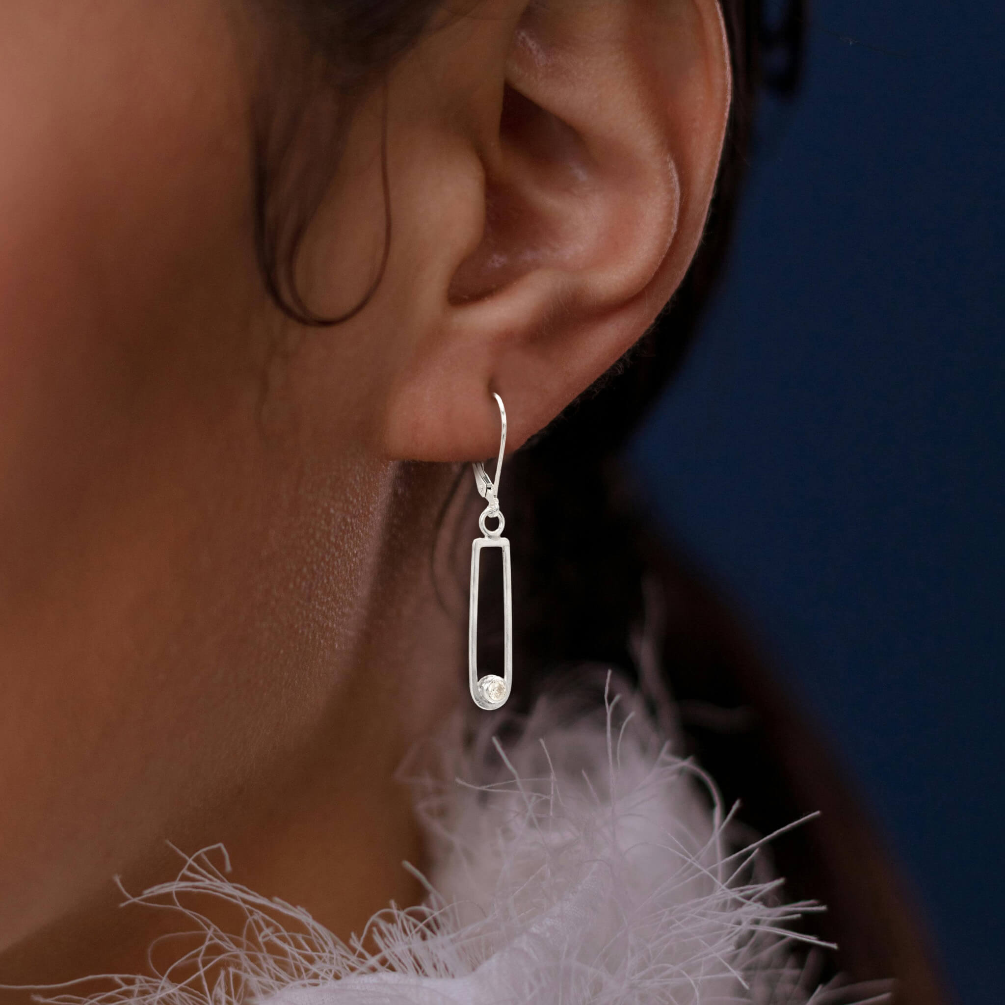 U - Shaped Drop Earrings - Earrings