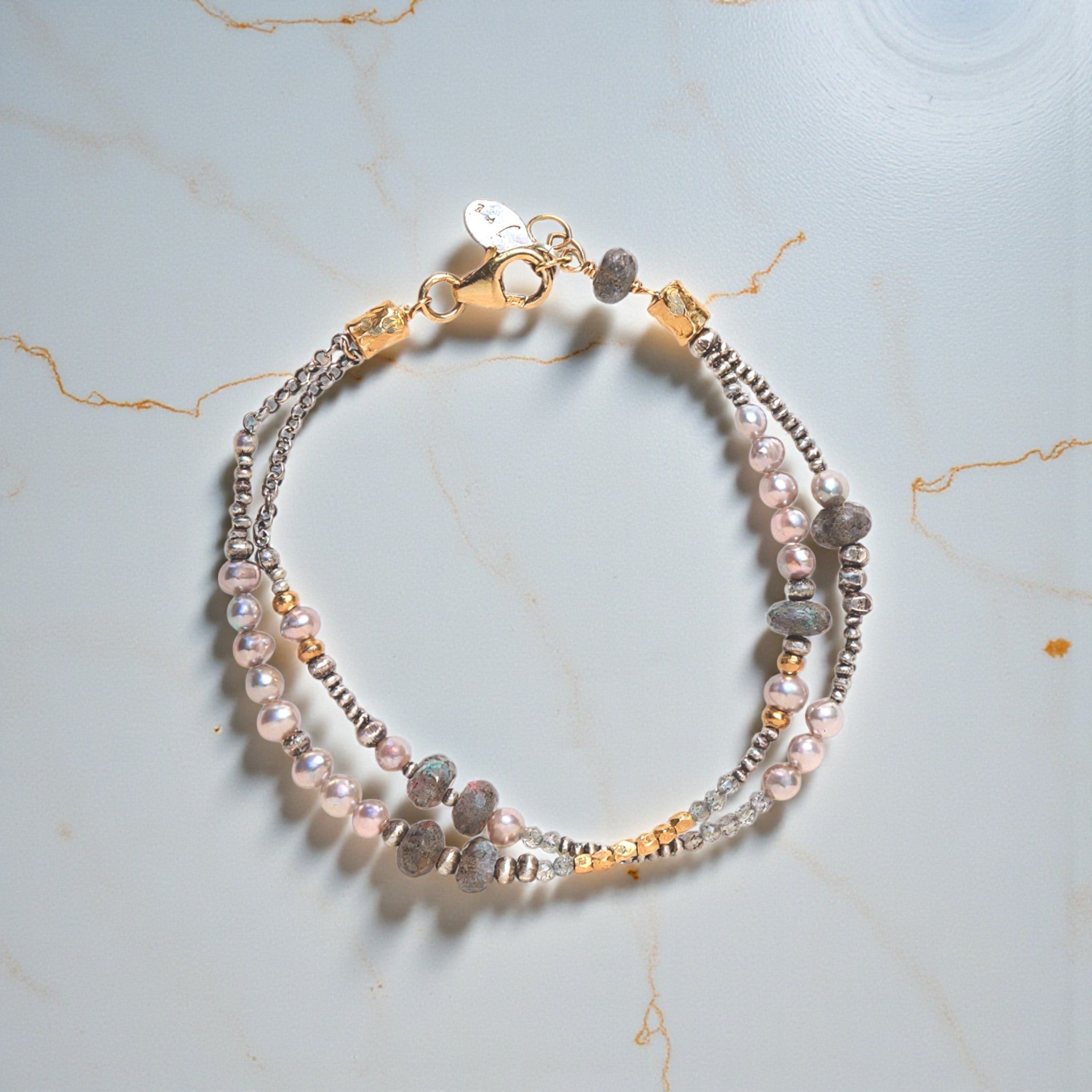 Whispered Secrets Double Strand Bracelet - Bracelets