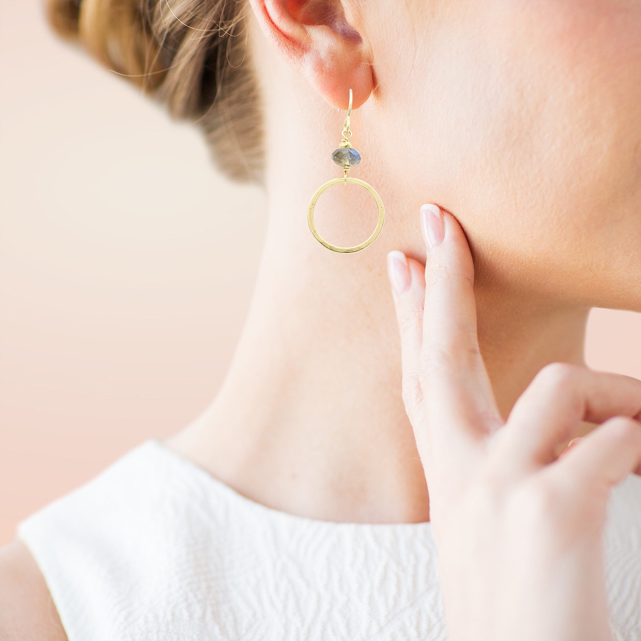Ethereal Hoop Dangle Earring - Earrings