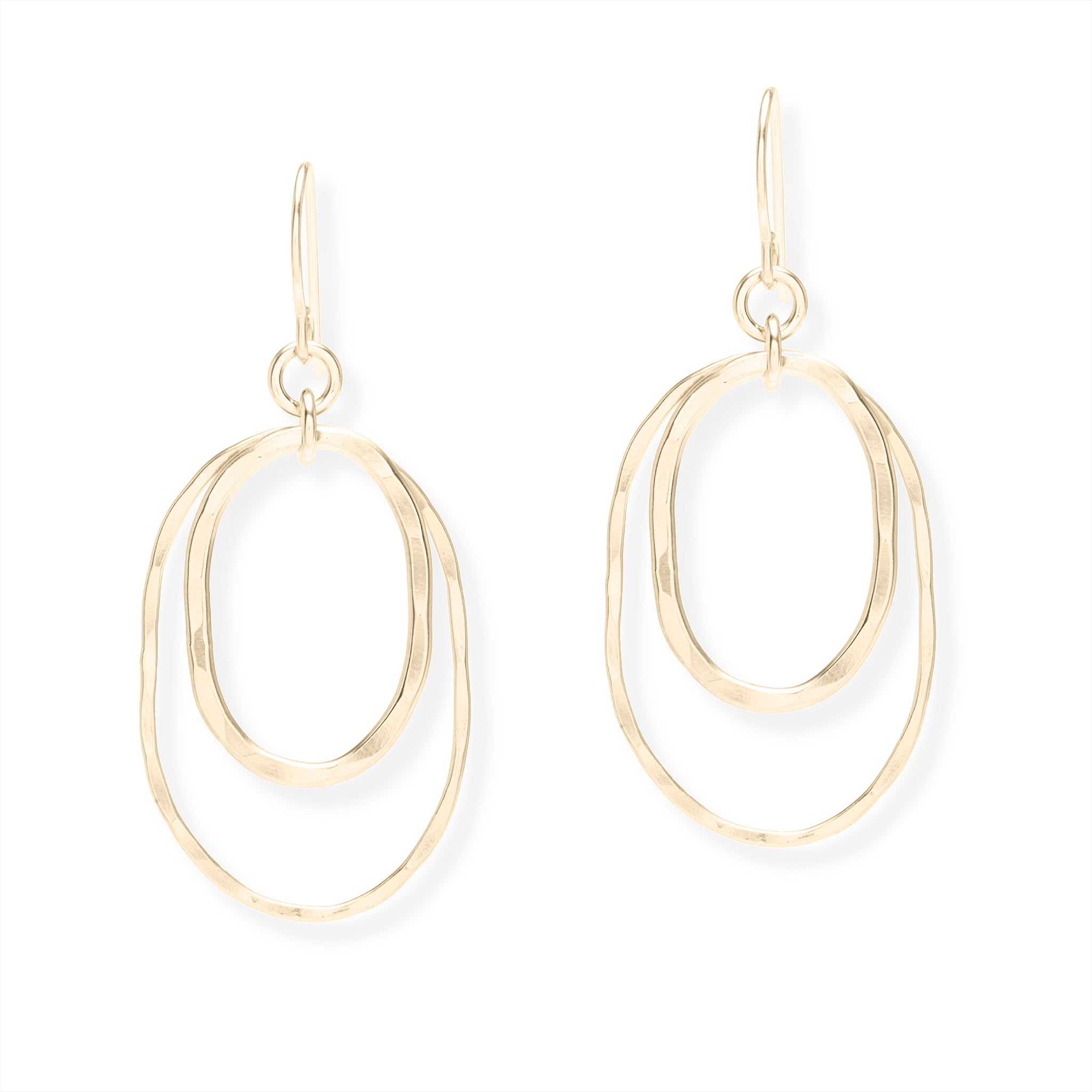 Golden Embrace Earrings - Earrings