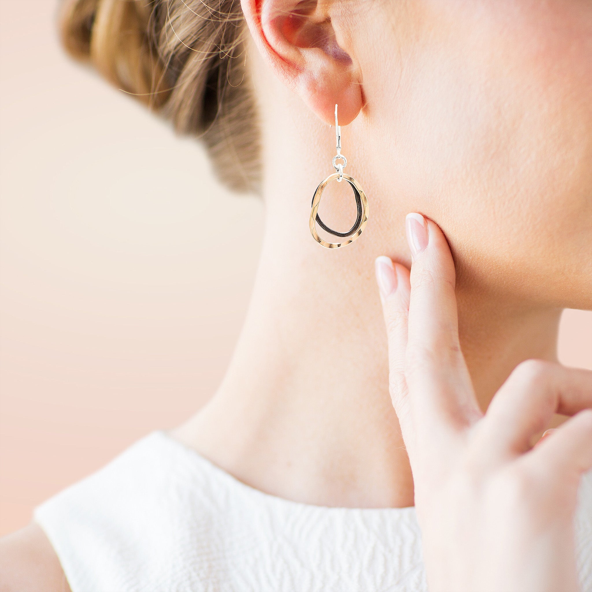 Noir Elegance Earrings - Earrings
