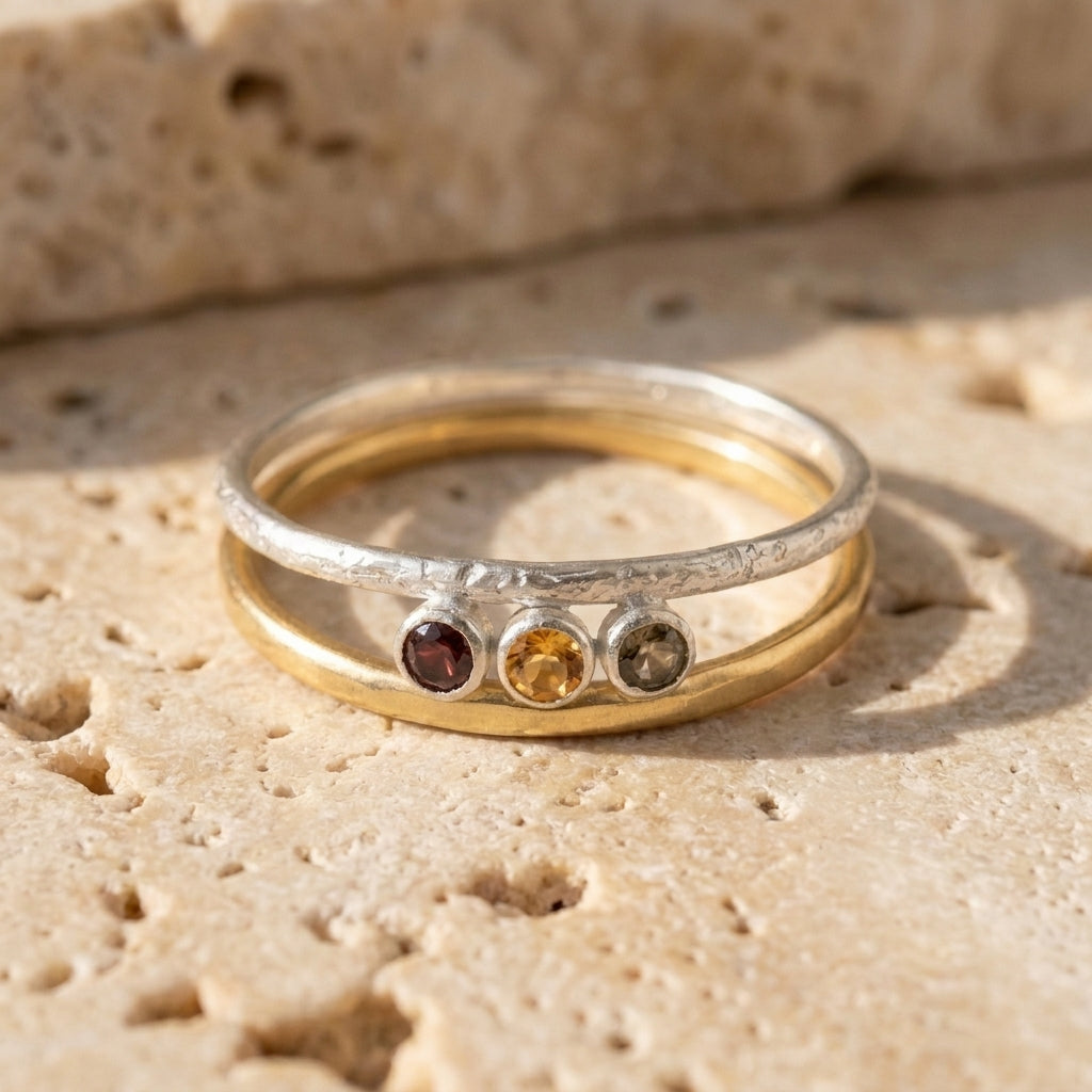 Trio Split Band Ring