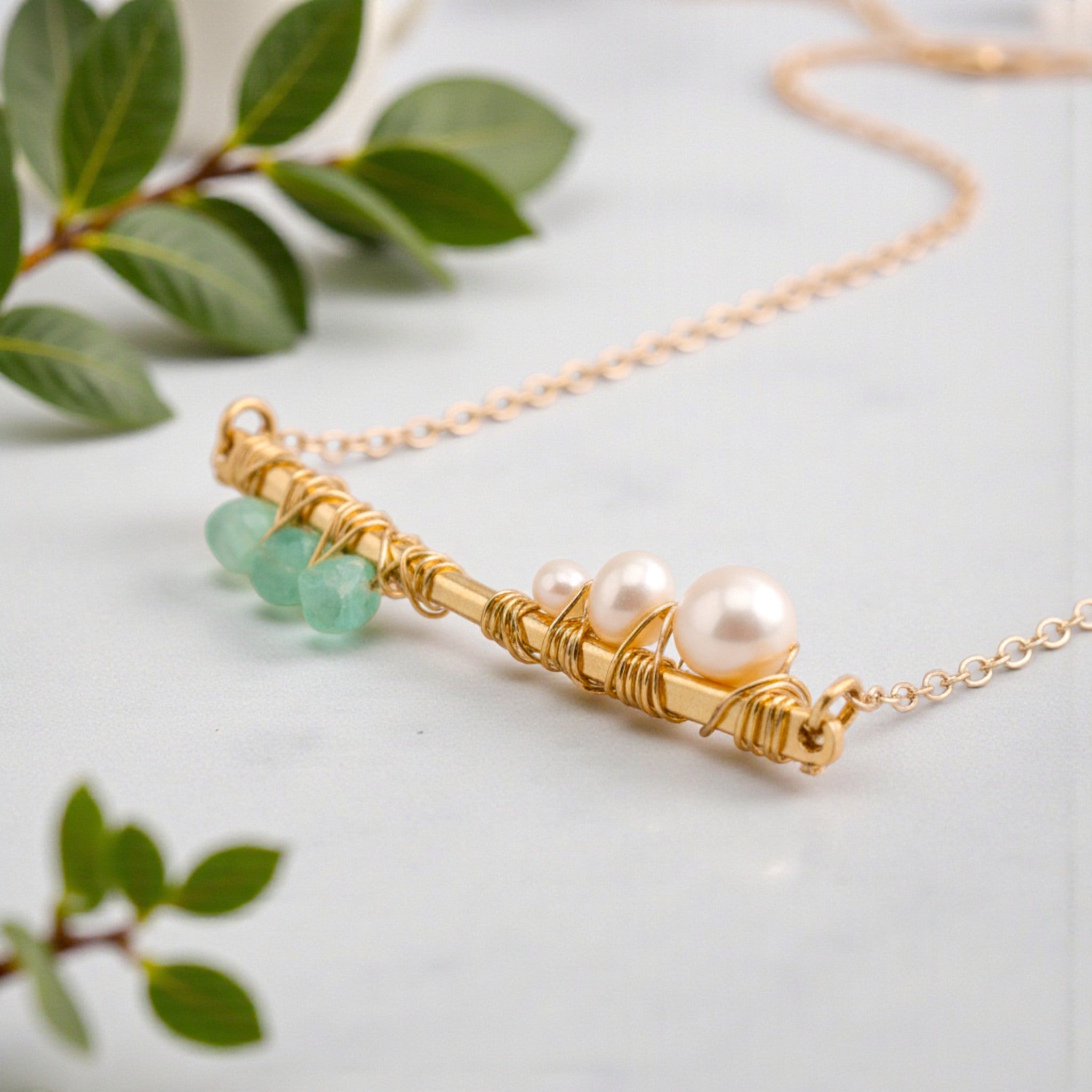 Aqua Breeze Necklace - Necklaces