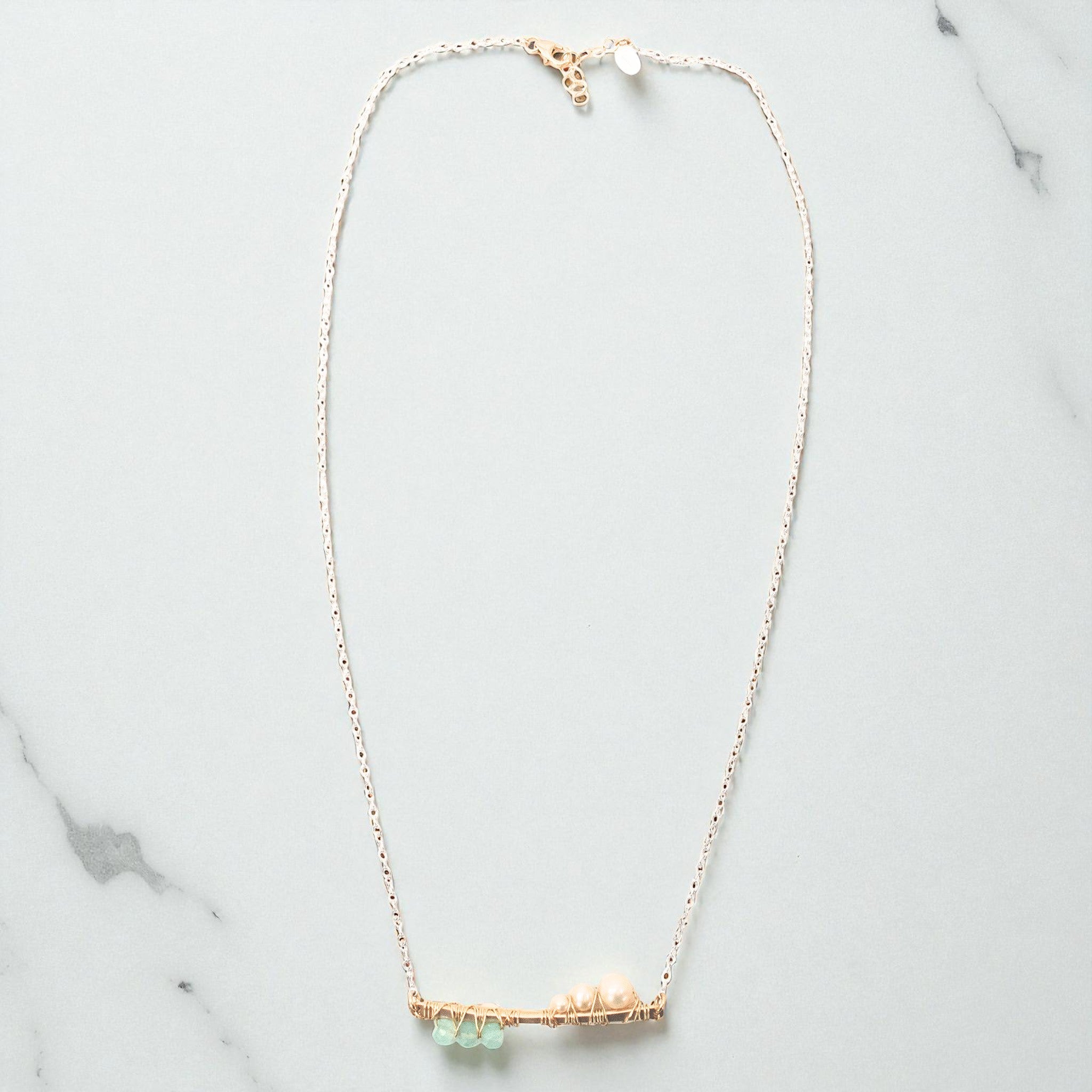 Aqua Breeze Necklace - Necklaces