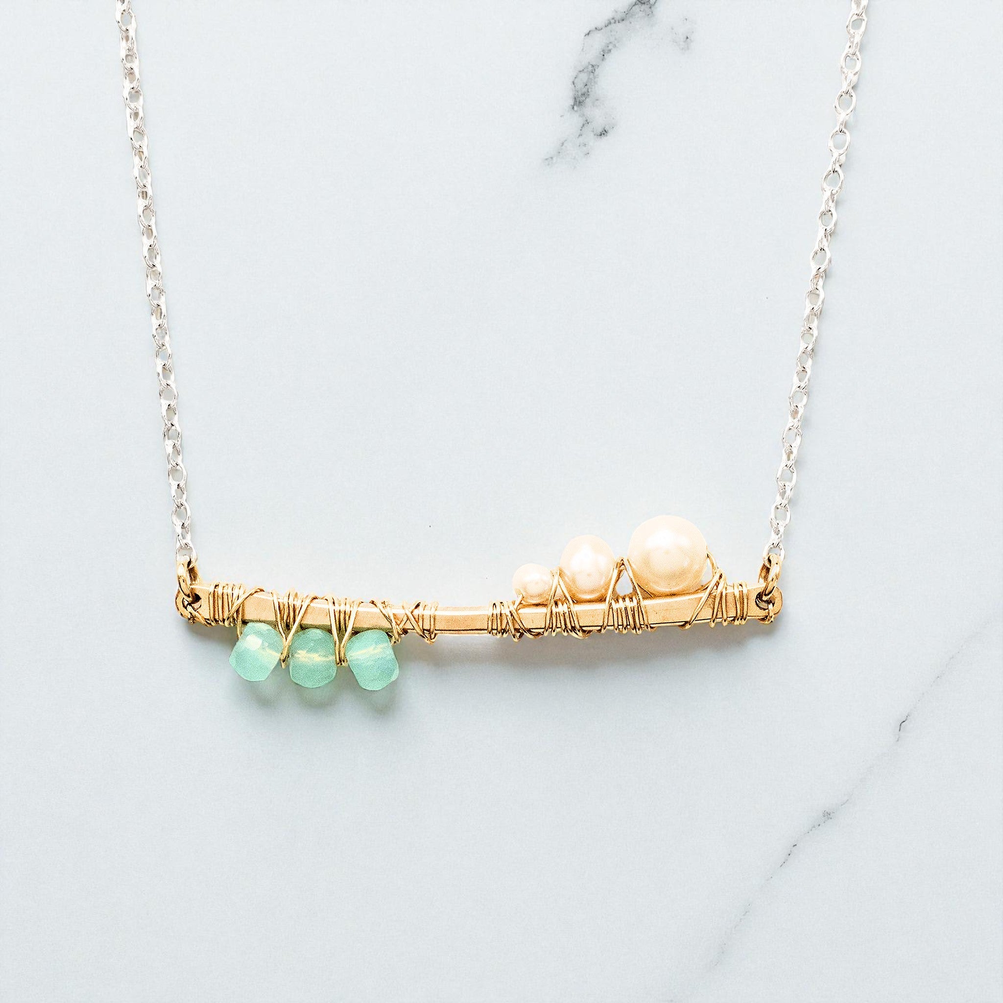 Aqua Breeze Necklace - Necklaces