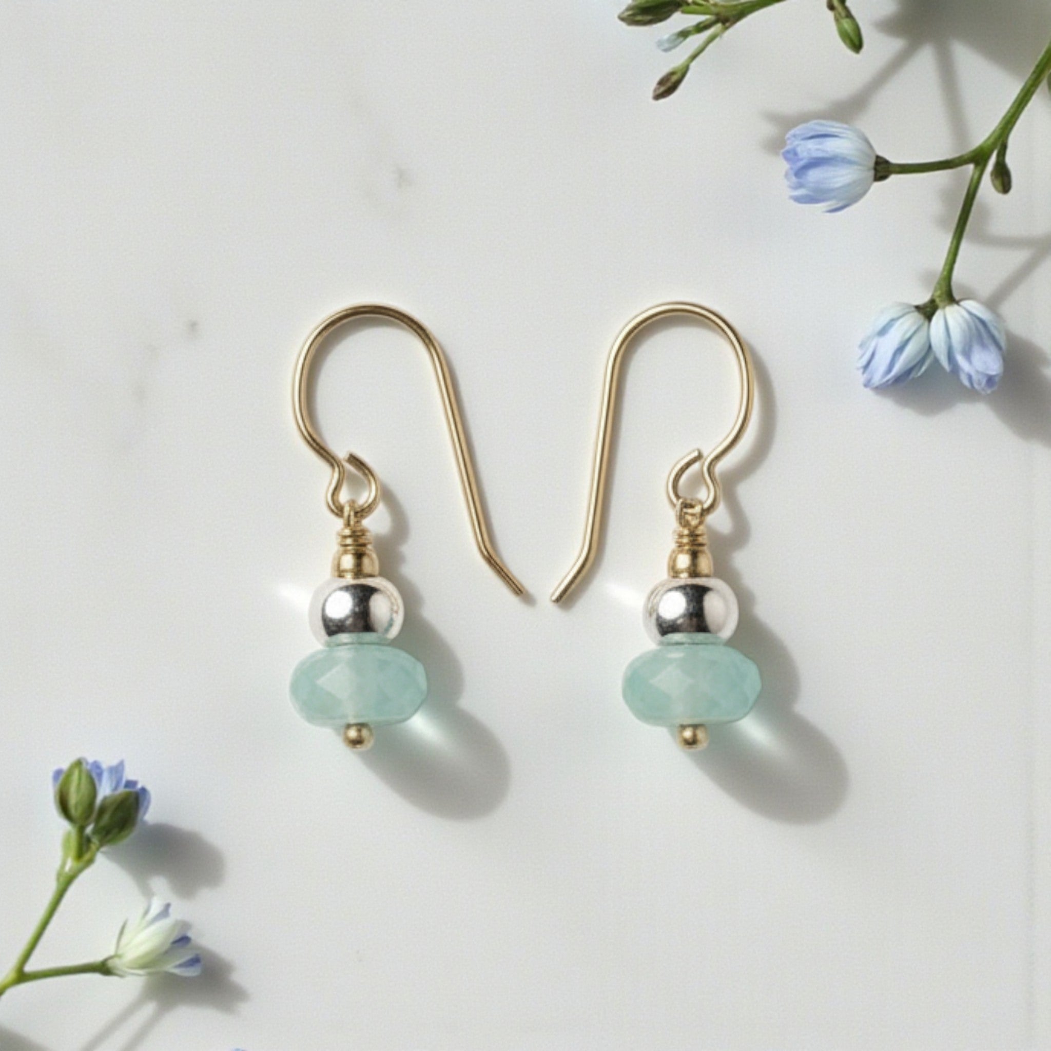 Aqua Drop Earring - Earrings
