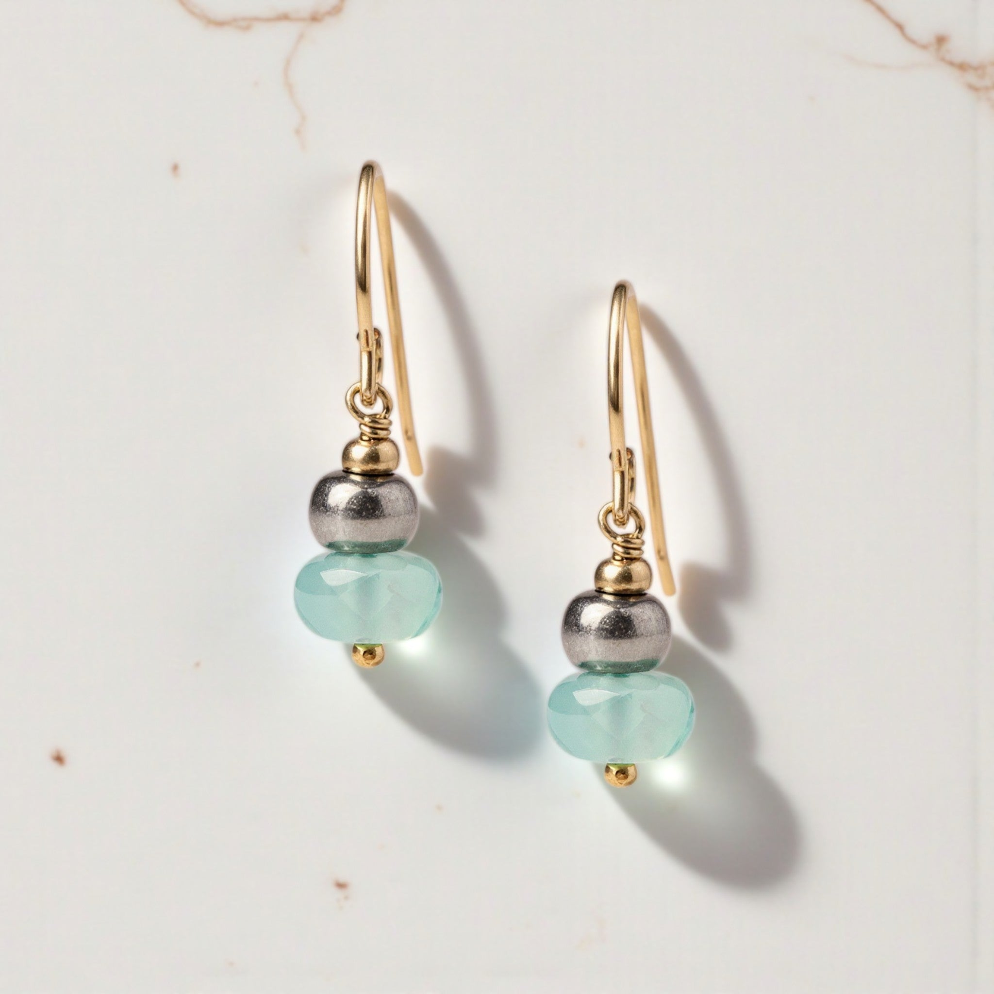 Aqua Drop Earring - Earrings