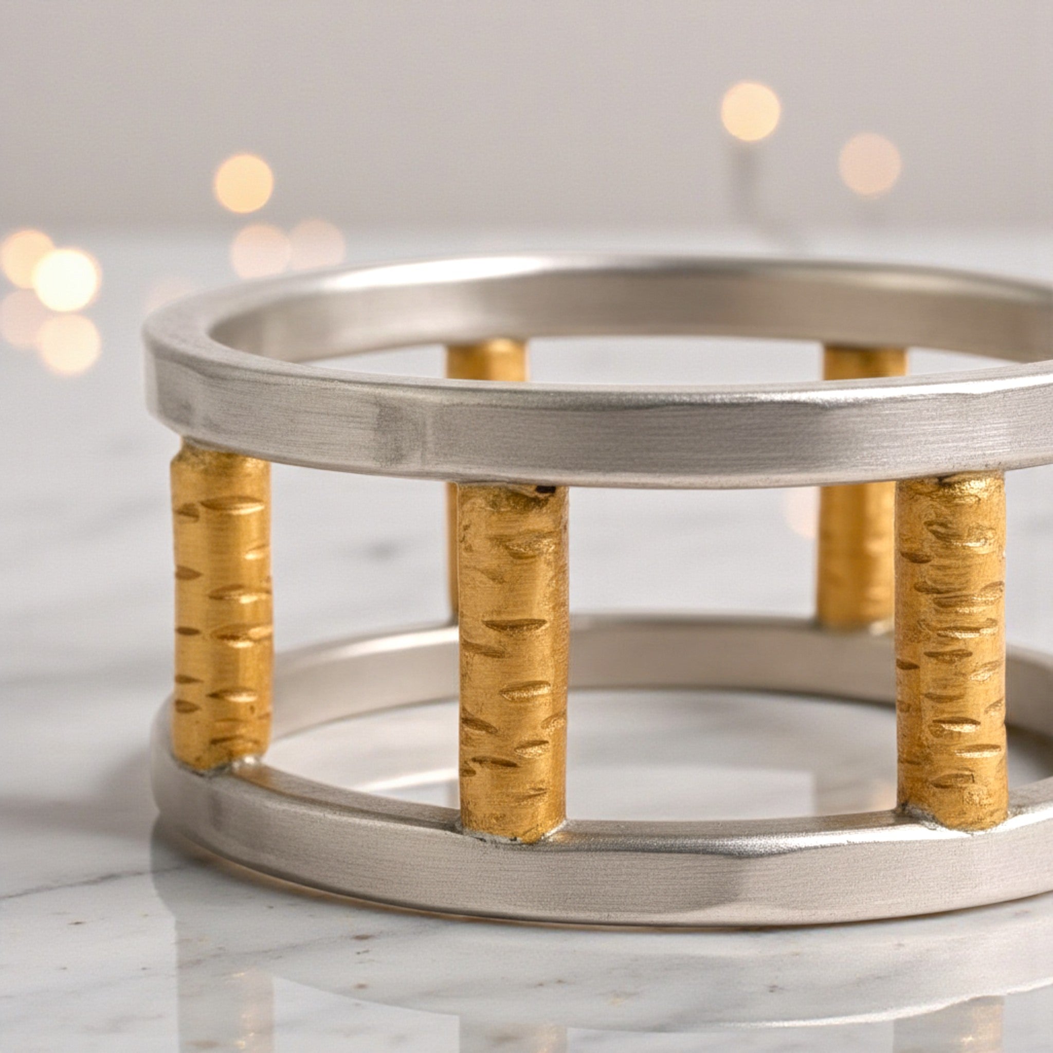 Architectural Bridge Ring - Rings