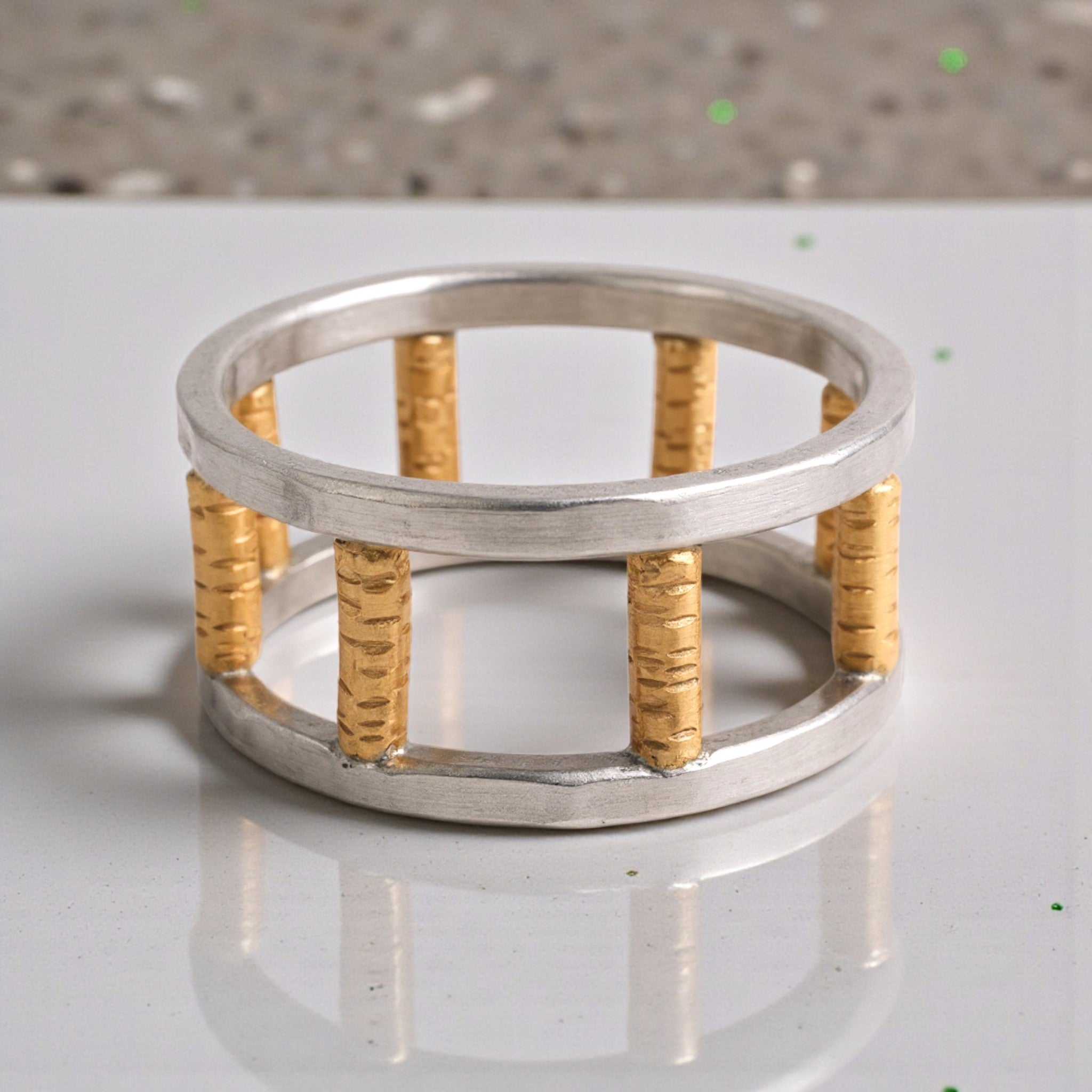 Architectural Bridge Ring - Rings