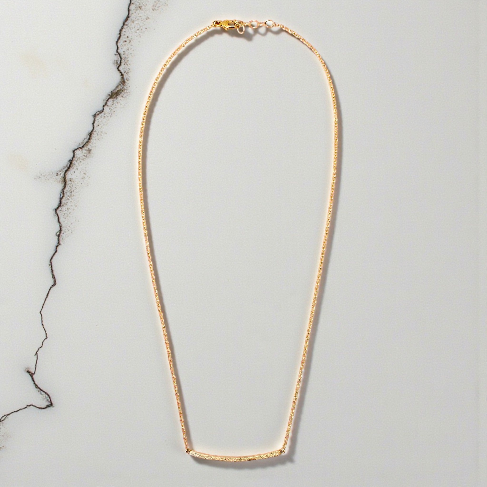 Aurum Bar Necklace - Necklaces