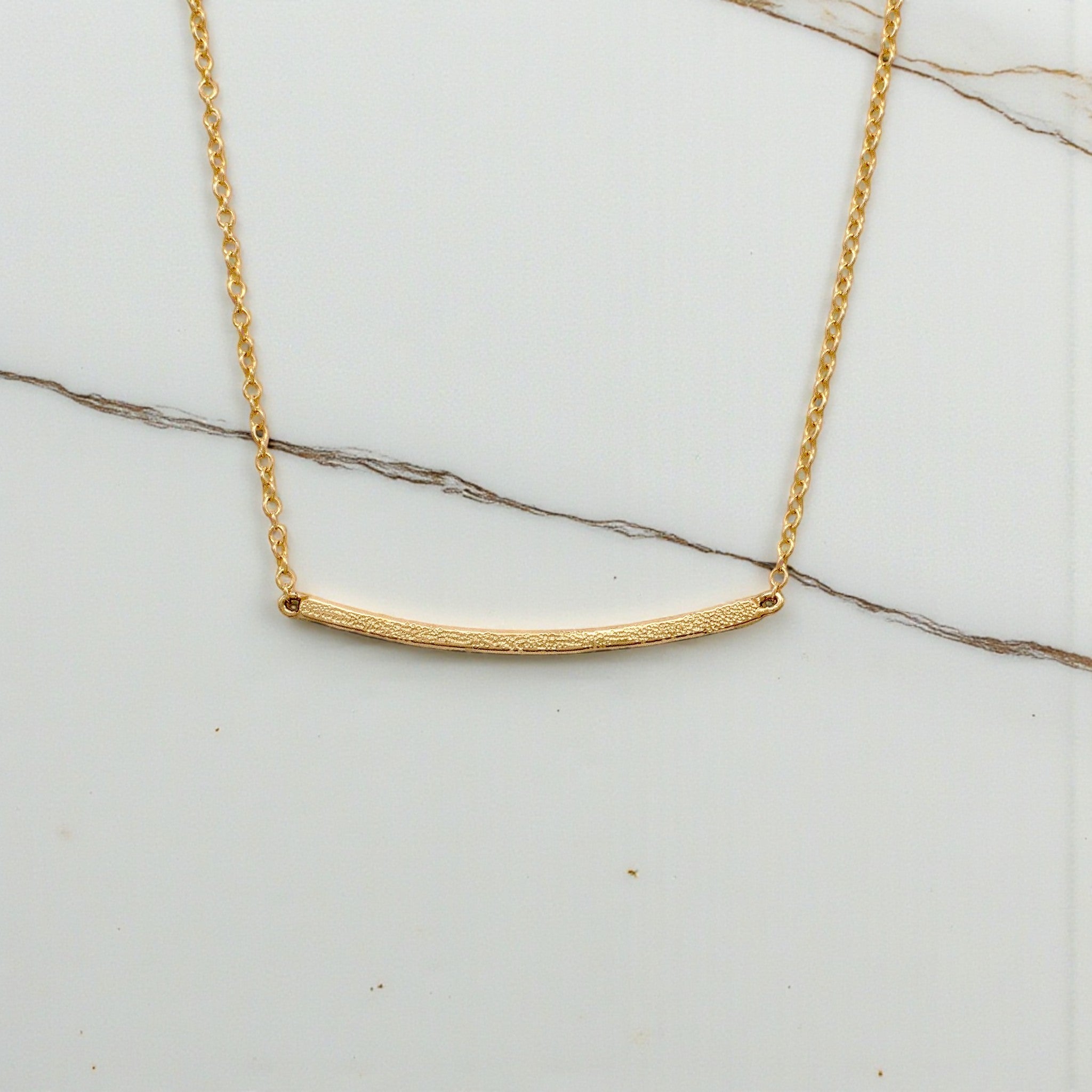Aurum Bar Necklace - Necklaces