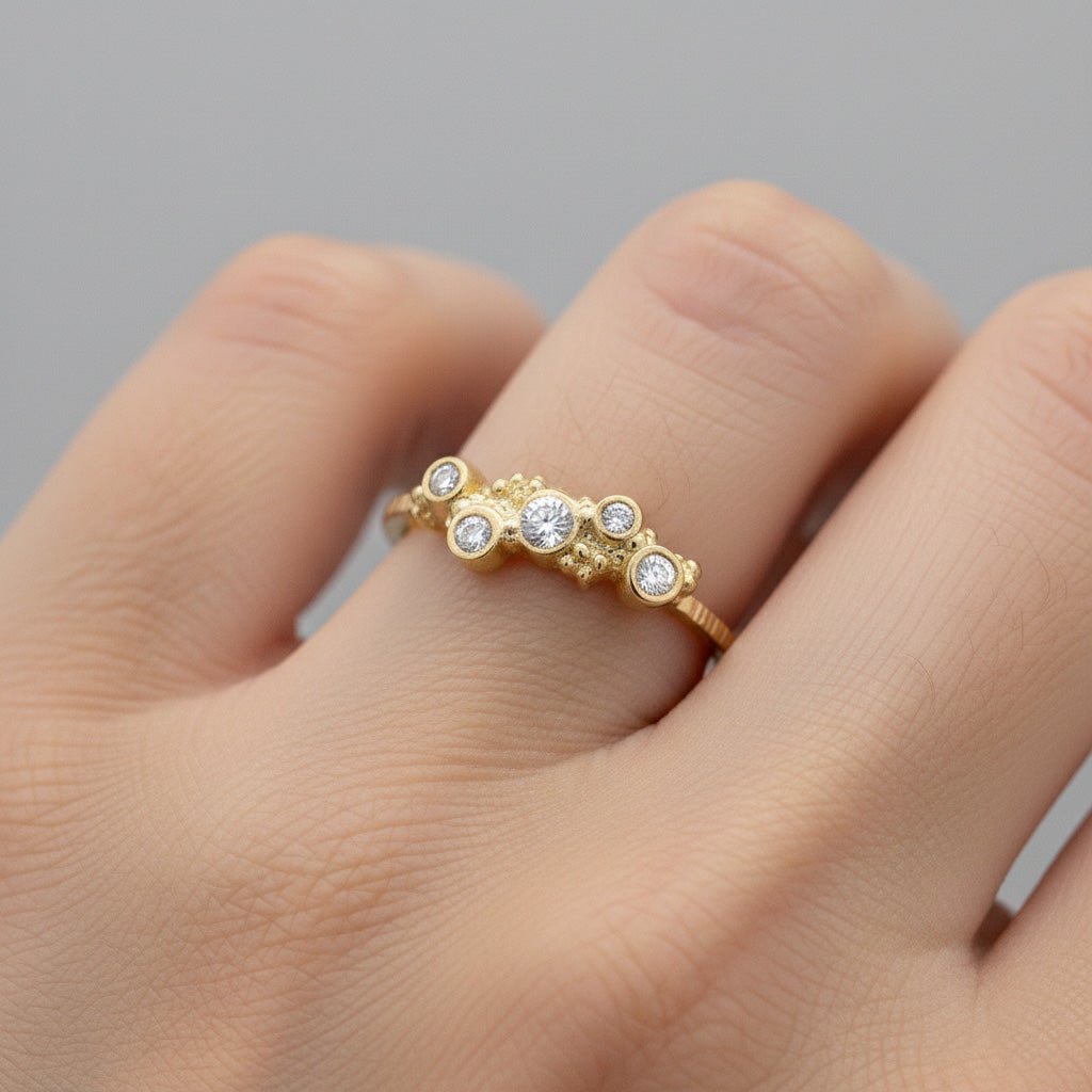 Diamond Cluster Ring - Rings