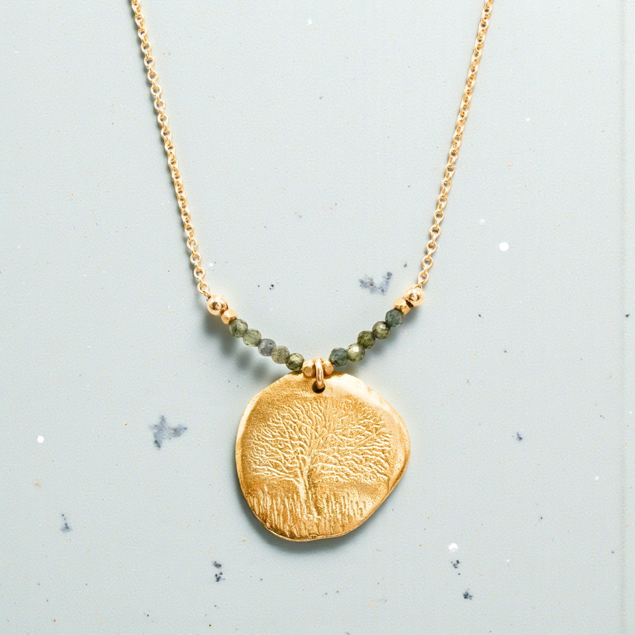 Golden Tree Necklace - Necklaces