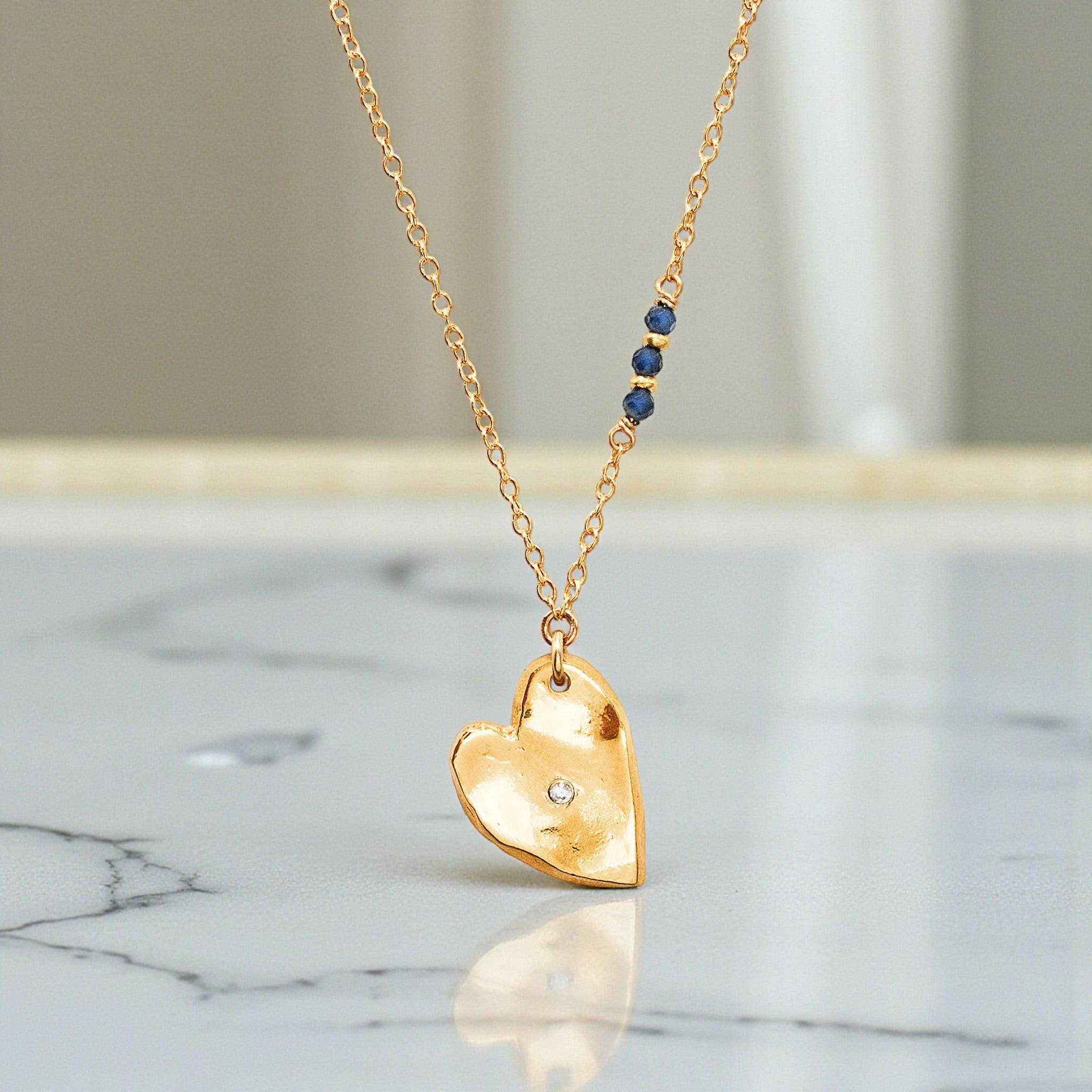 Heart of Gold Necklace - Necklaces