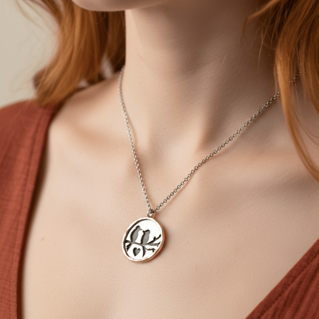 Love Birds Necklace - Necklaces