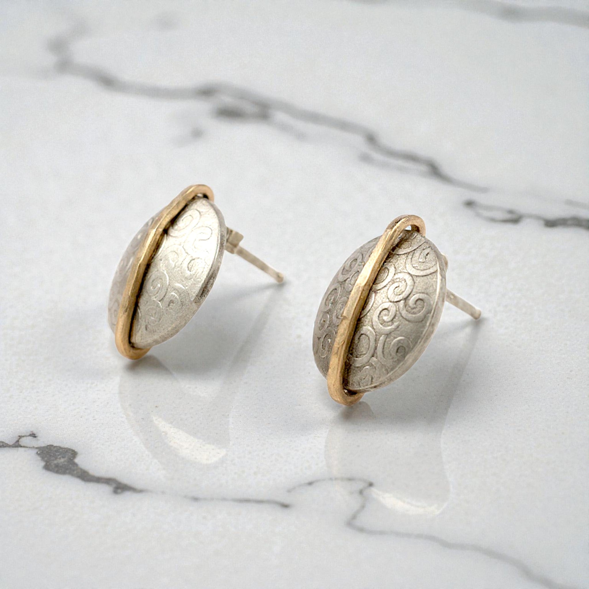 Meridian Disc Earrings - Earrings